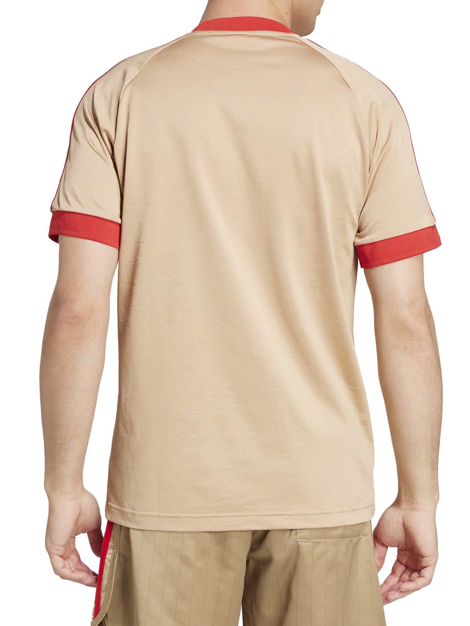 ADIDAS ORIGINALS T-SHIRT DAVID BECKHAM ORIGINALS 3-STRIPES BEIGE