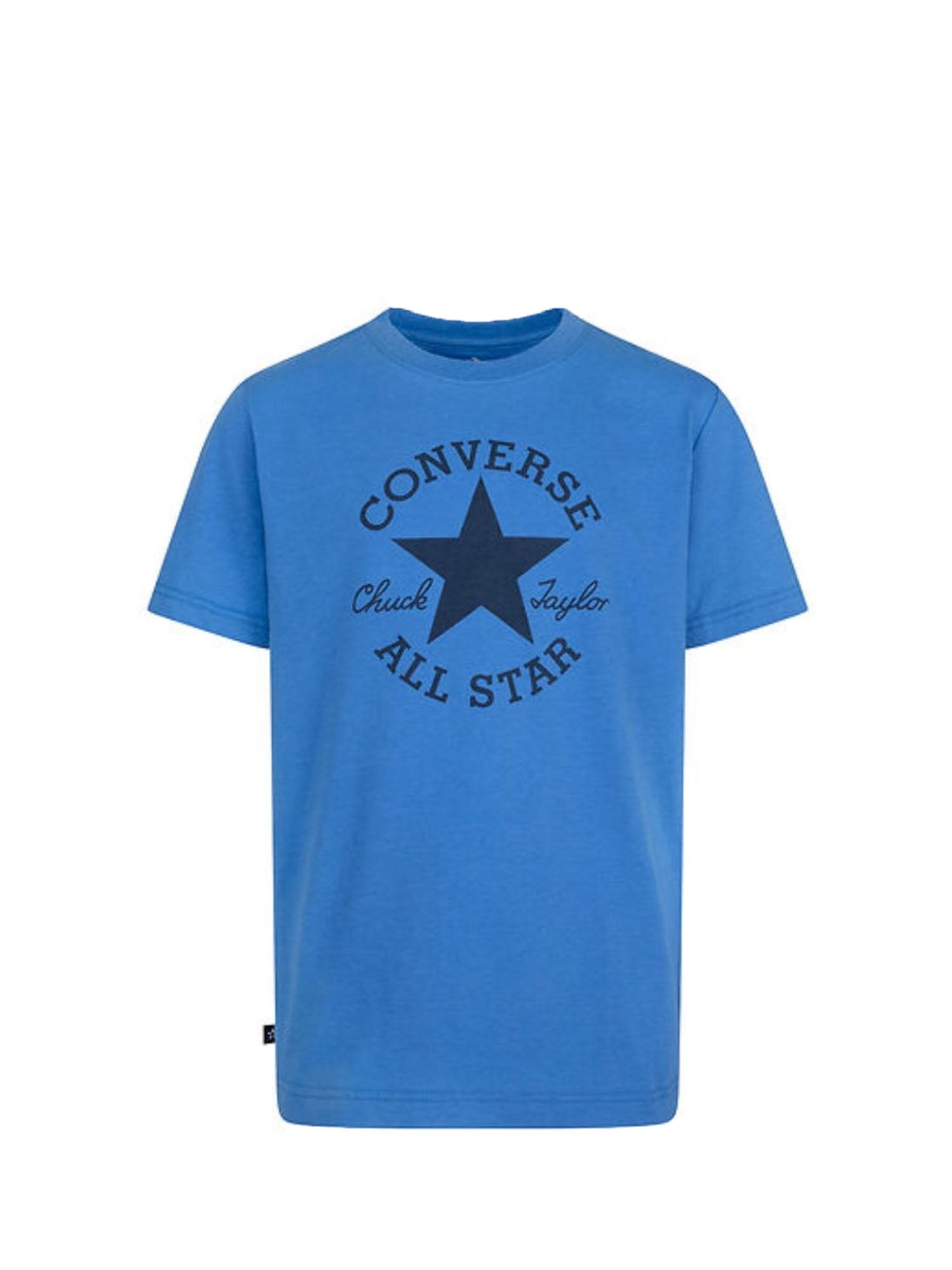 CONVERSE T-SHIRT SUSTAINABLE CORE AZZURRO