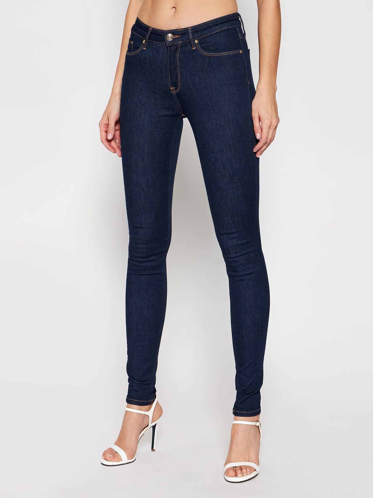 TOMMY HILFIGER JEANS SKINNY HERITAGE IN DENIM BLU SCURO