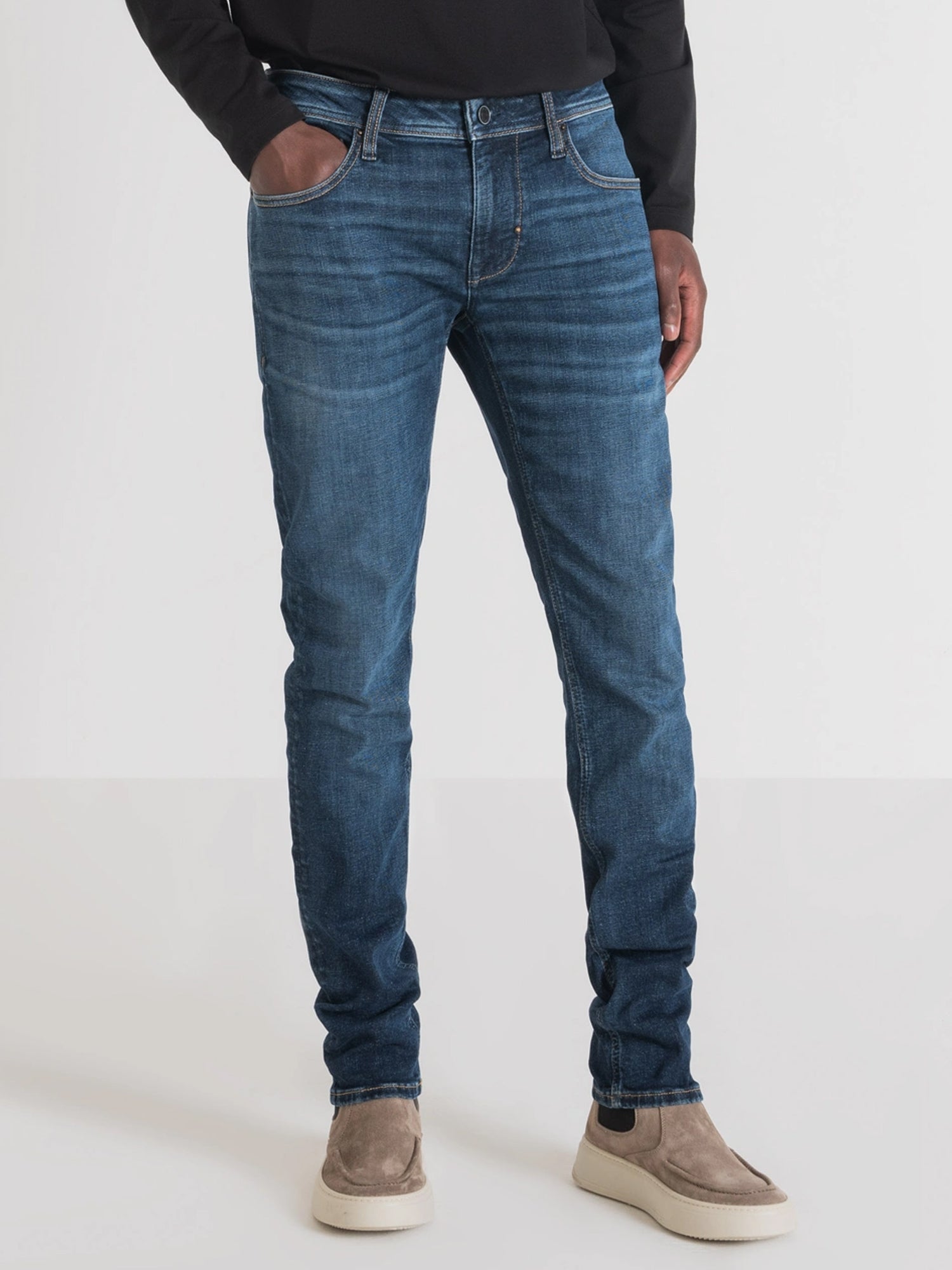 ANTONY MORATO JEANS OZZY TAPERED FIT IN DENIM BLU