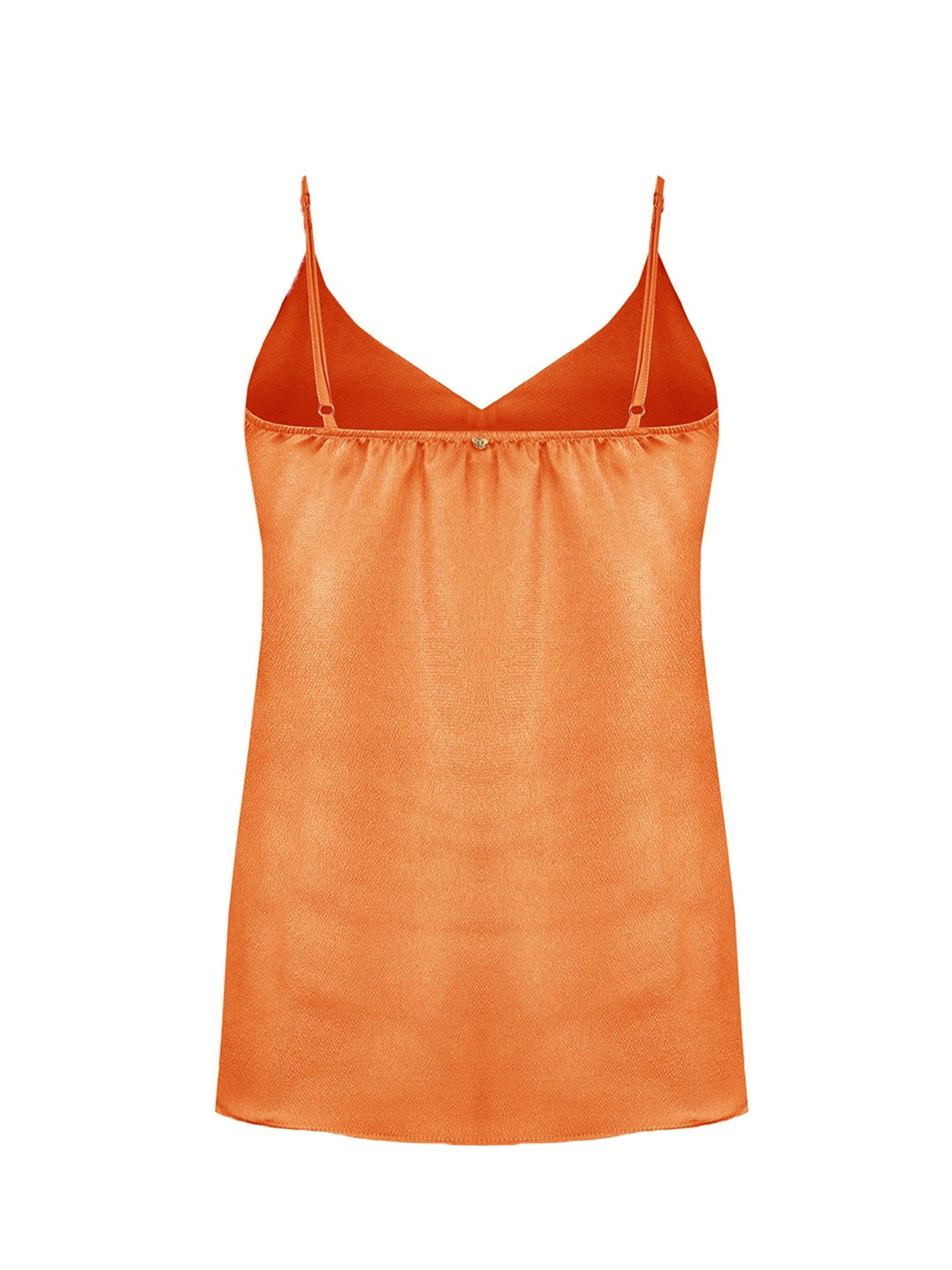 RINASCIMENTO TOP IN RASO ARANCIO