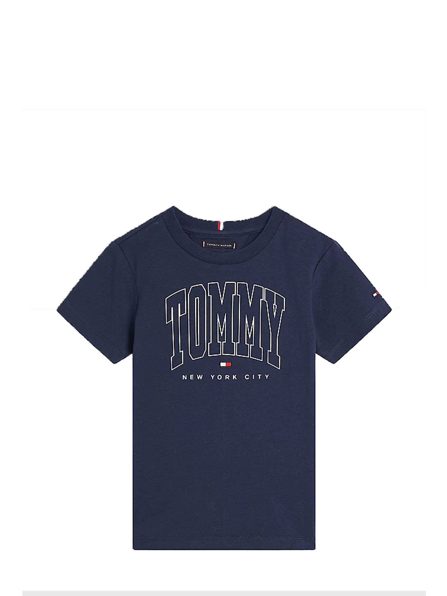 TOMMY HILFIGER T-SHIRT BOLD VARSITY BLU