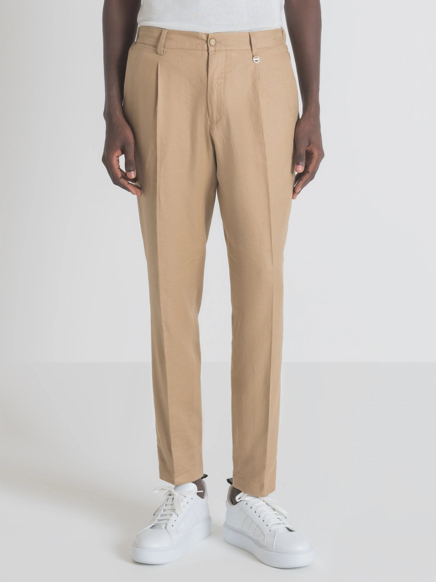 ANTONY MORATO PANTALONI GUSTAF CARROT FIT BEIGE