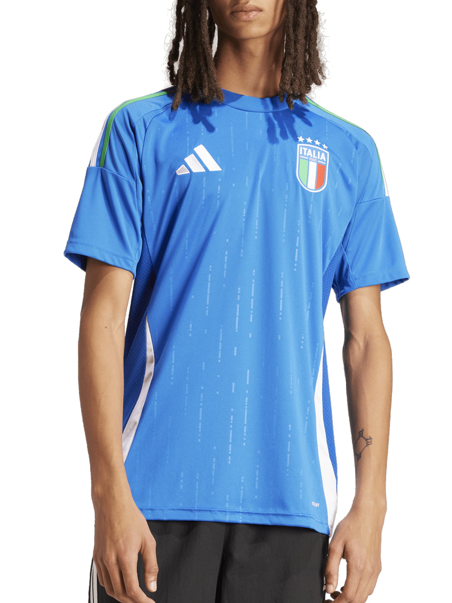 ADIDAS MAGLIA ITALIA HOME 24 AZZURRO