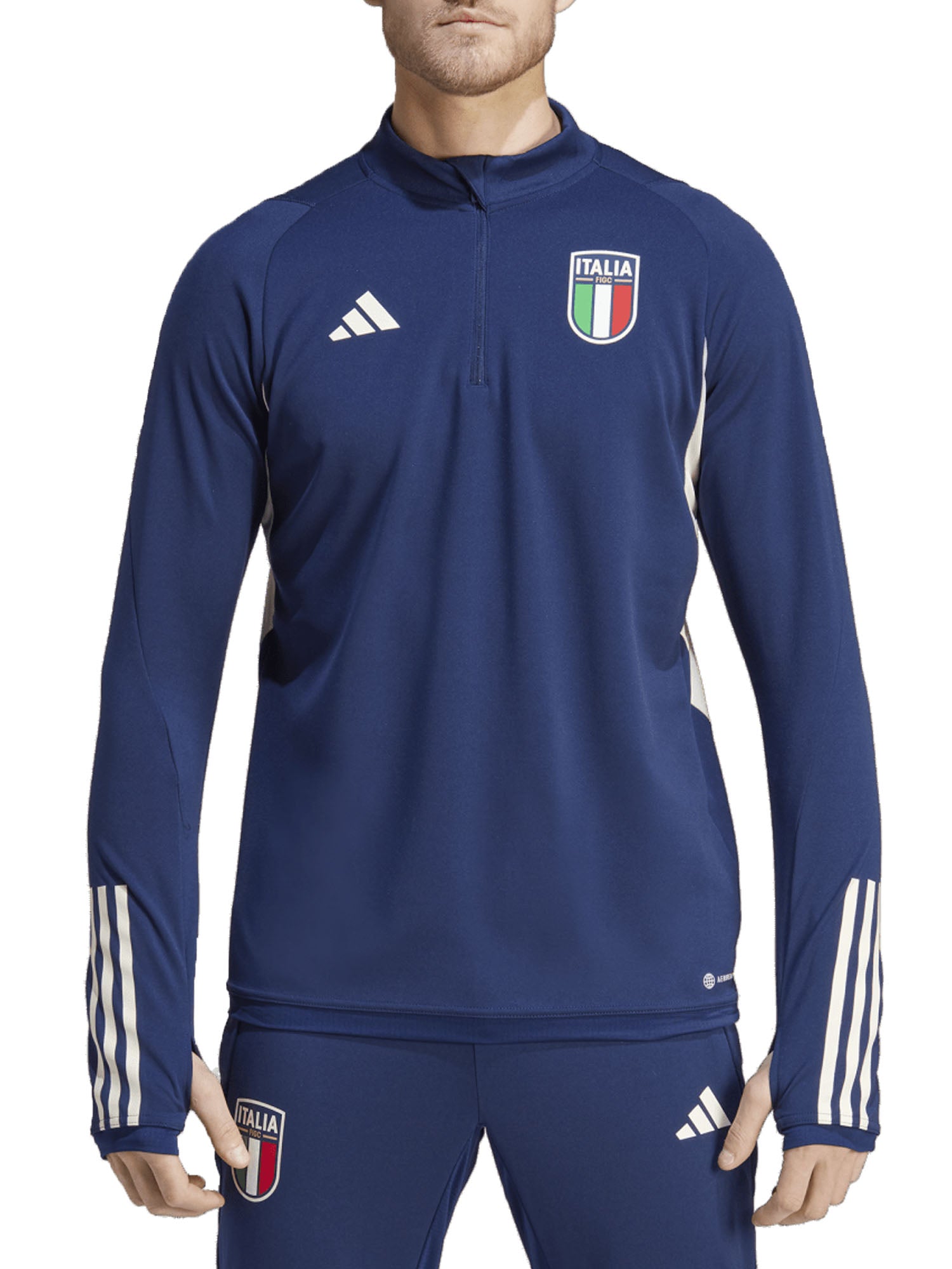 ADIDAS MAGLIA DA ALLENAMENTO TIRO ITALIA 23 BLU