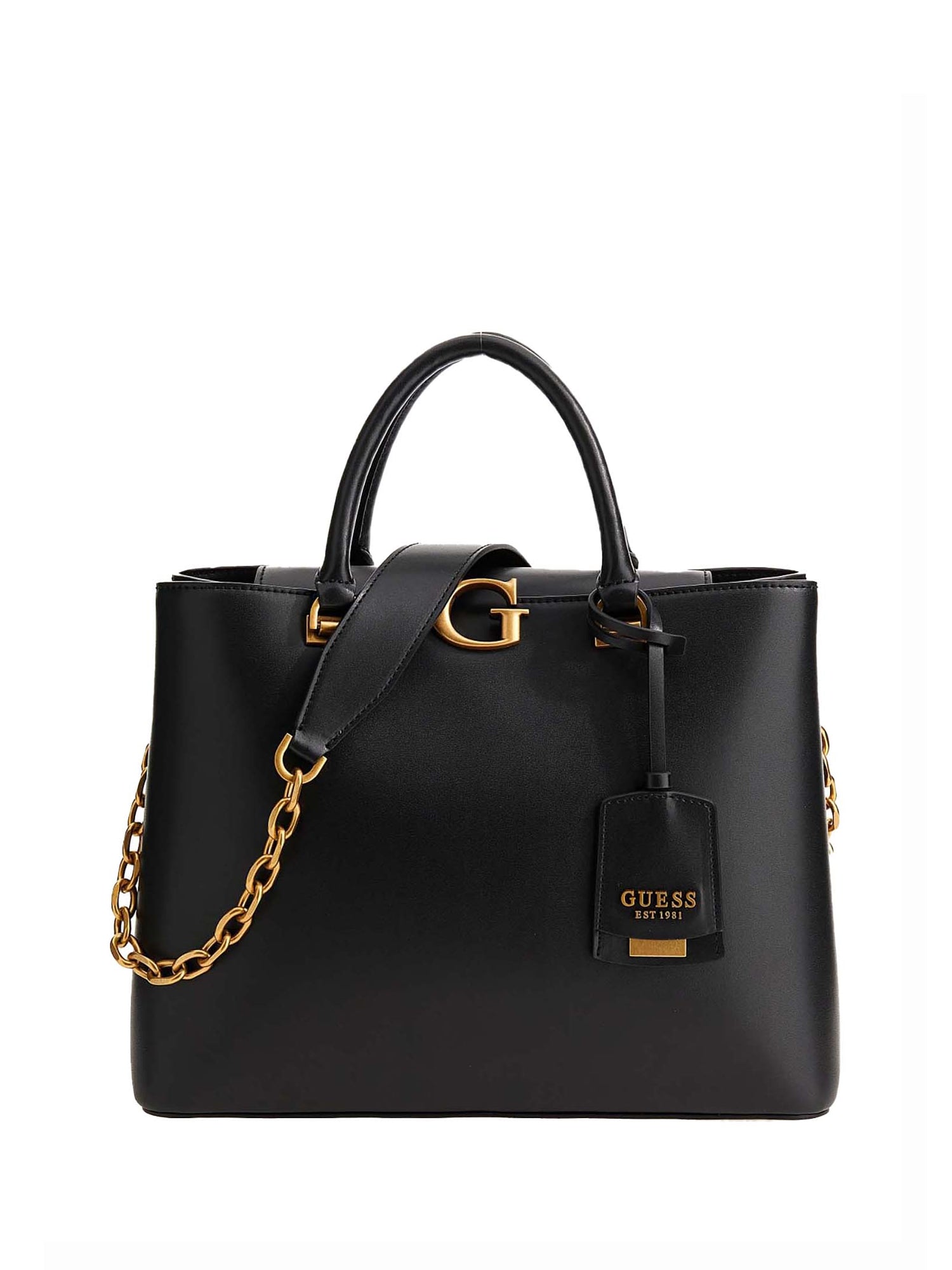 GUESS JEANS BORSA A MANO G VIBE NERO