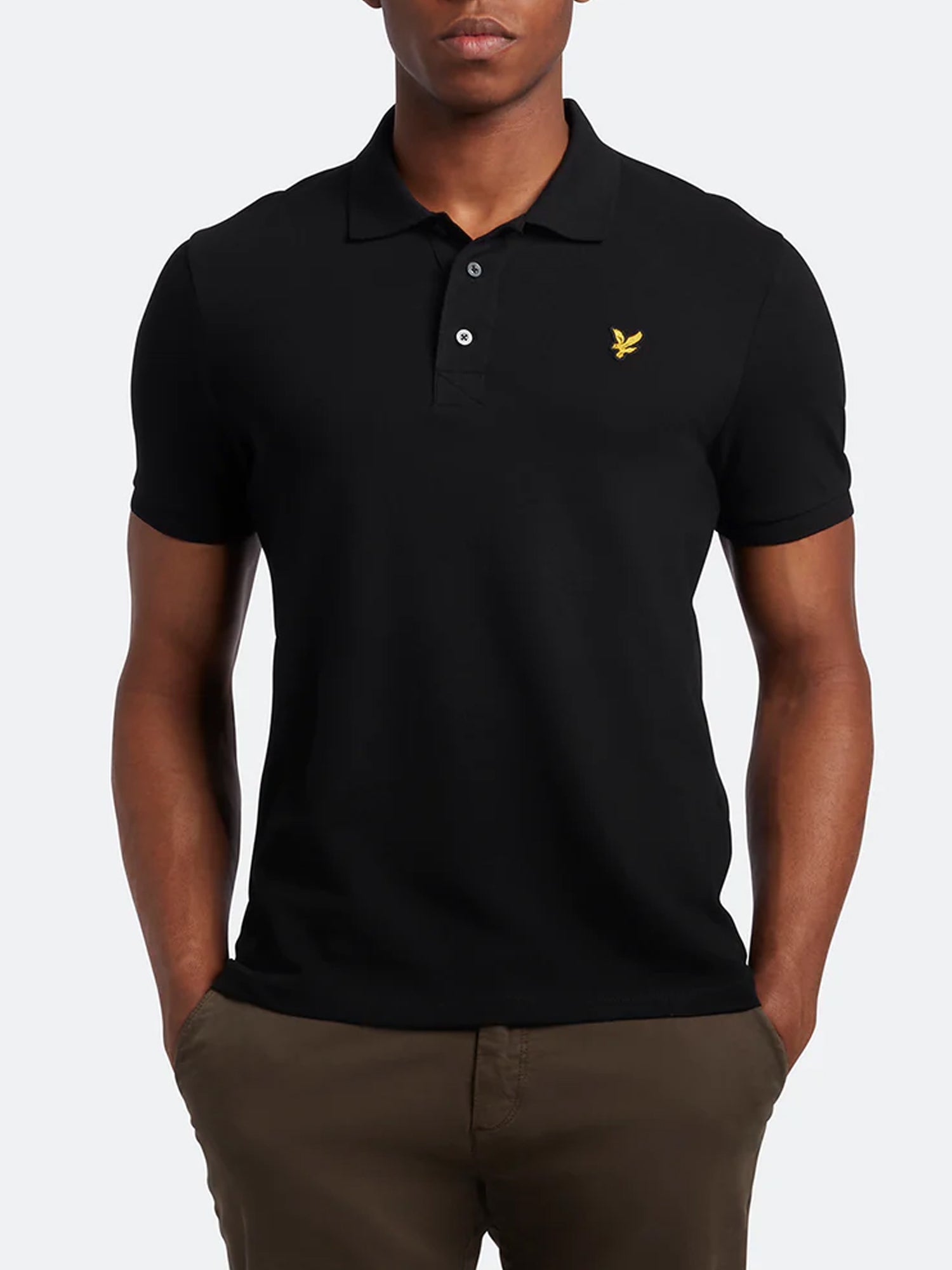 LYLE&SCOTT POLO PLAIN NERO