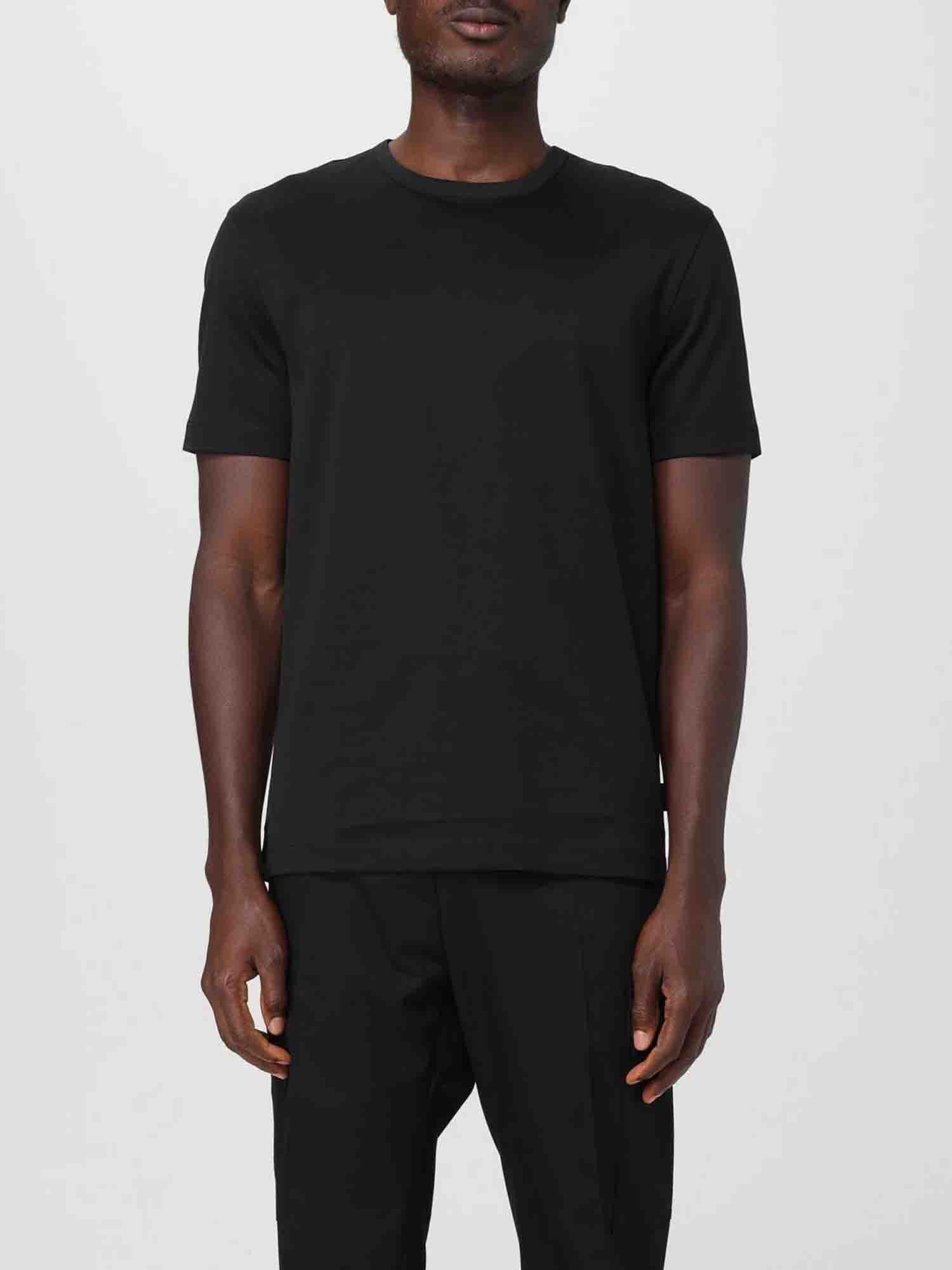 CALVIN KLEIN T-SHIRT GIROCOLLO NERO