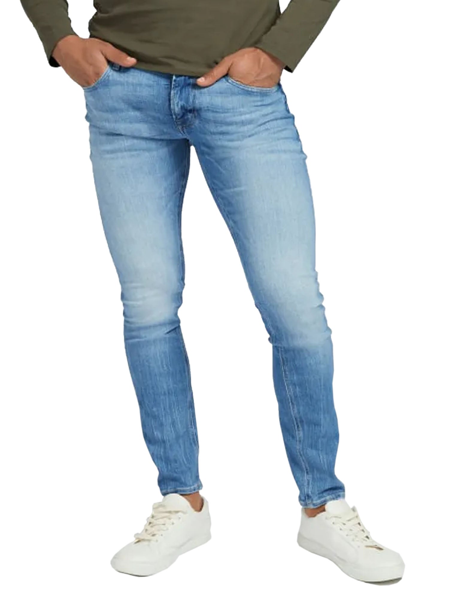 GUESS JEANS SLIM BLU CHIARO