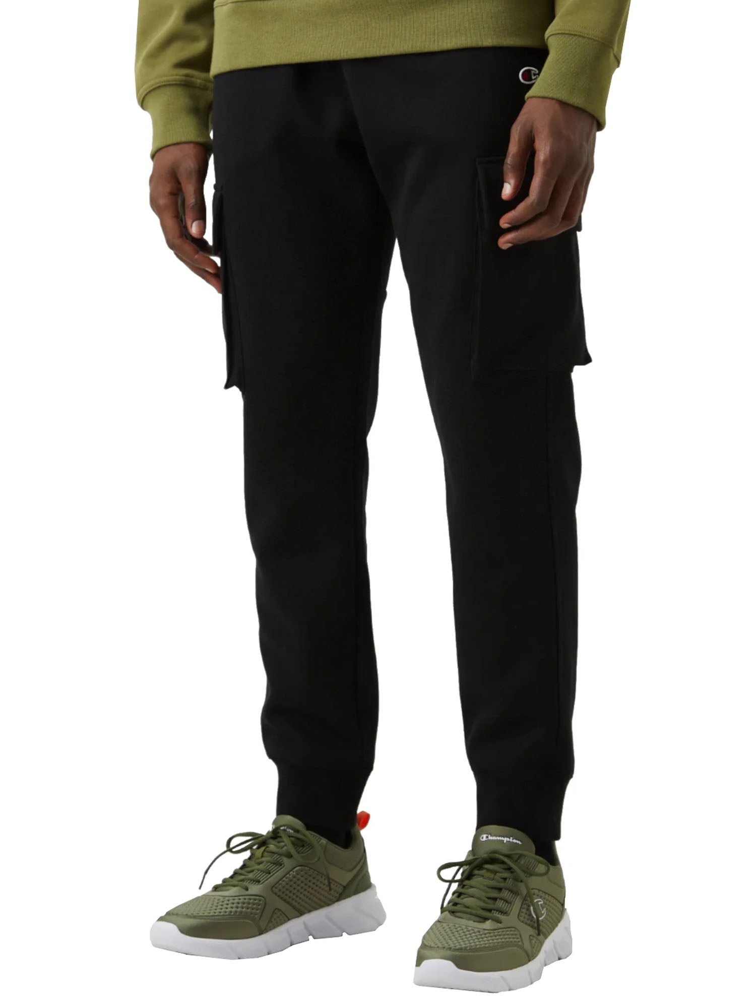 CHAMPION PANTALONI SPORTIVI CARGO JR NERO