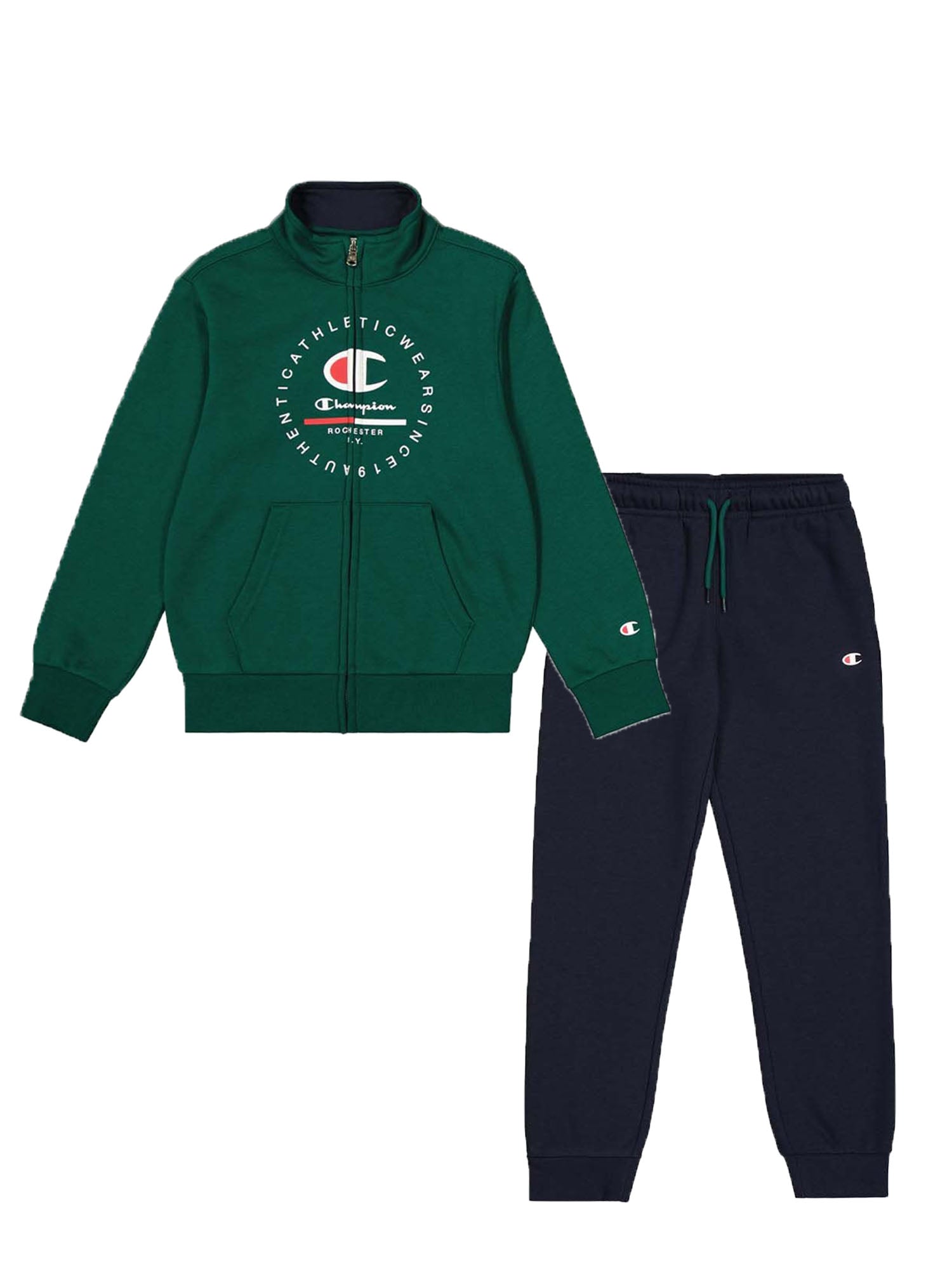 CHAMPION TUTA SPORTIVA VERDE - BLU