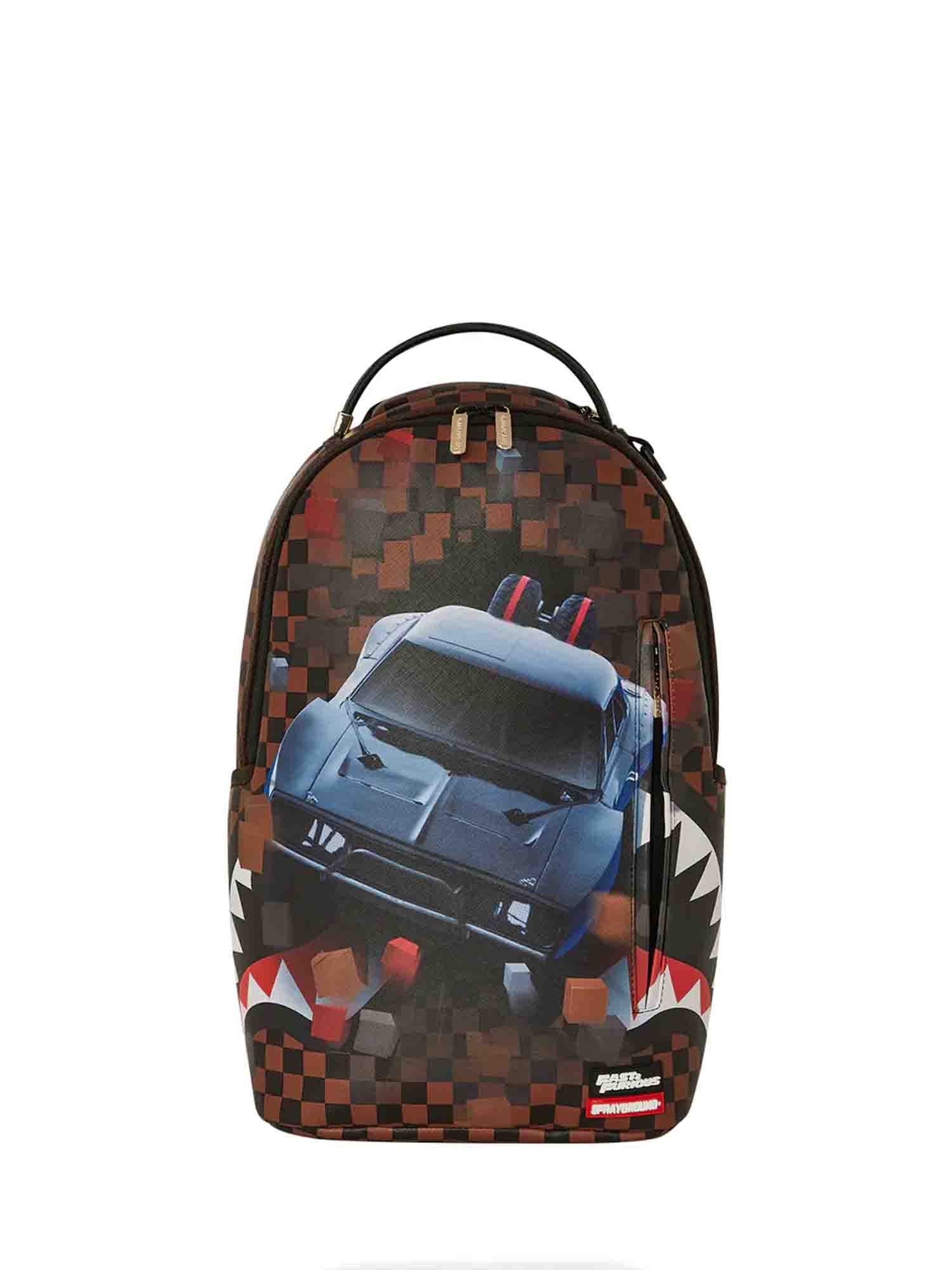 SPRAYGROUND FAST AND THE FURIOUS GTO ZAINO MARRONE