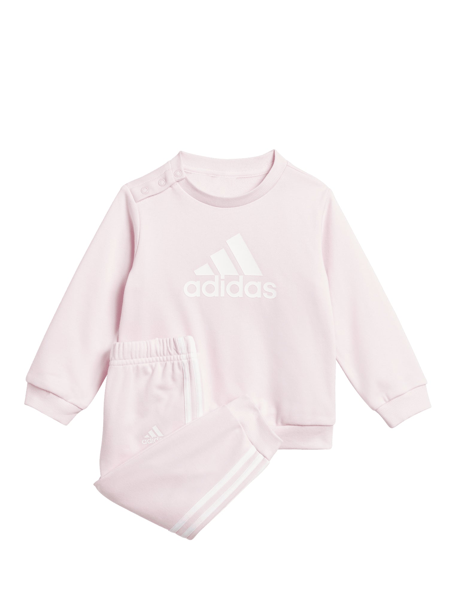 ADIDAS TUTA SMALL LOGO 3 STRIPES JR ROSA