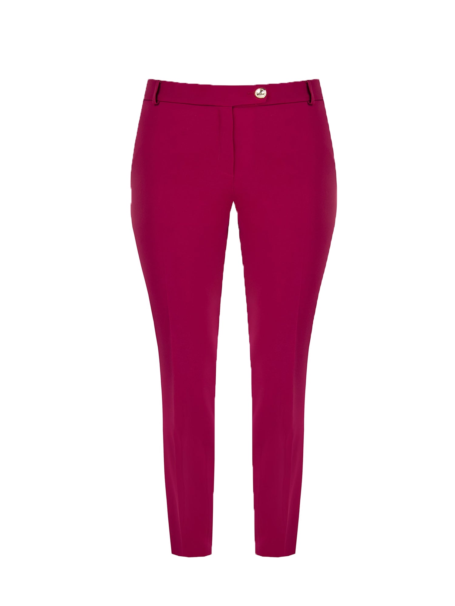 RINASCIMENTO CURVY PANTALONI SKINNY BORDEAUX ROSSO