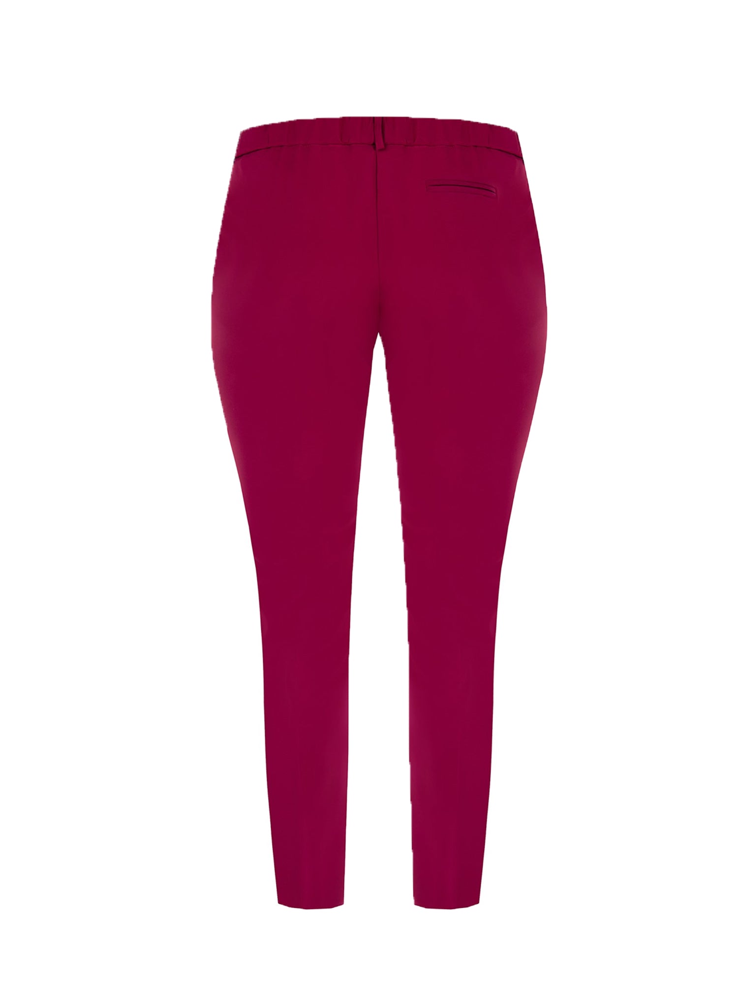 RINASCIMENTO CURVY PANTALONI SKINNY BORDEAUX ROSSO