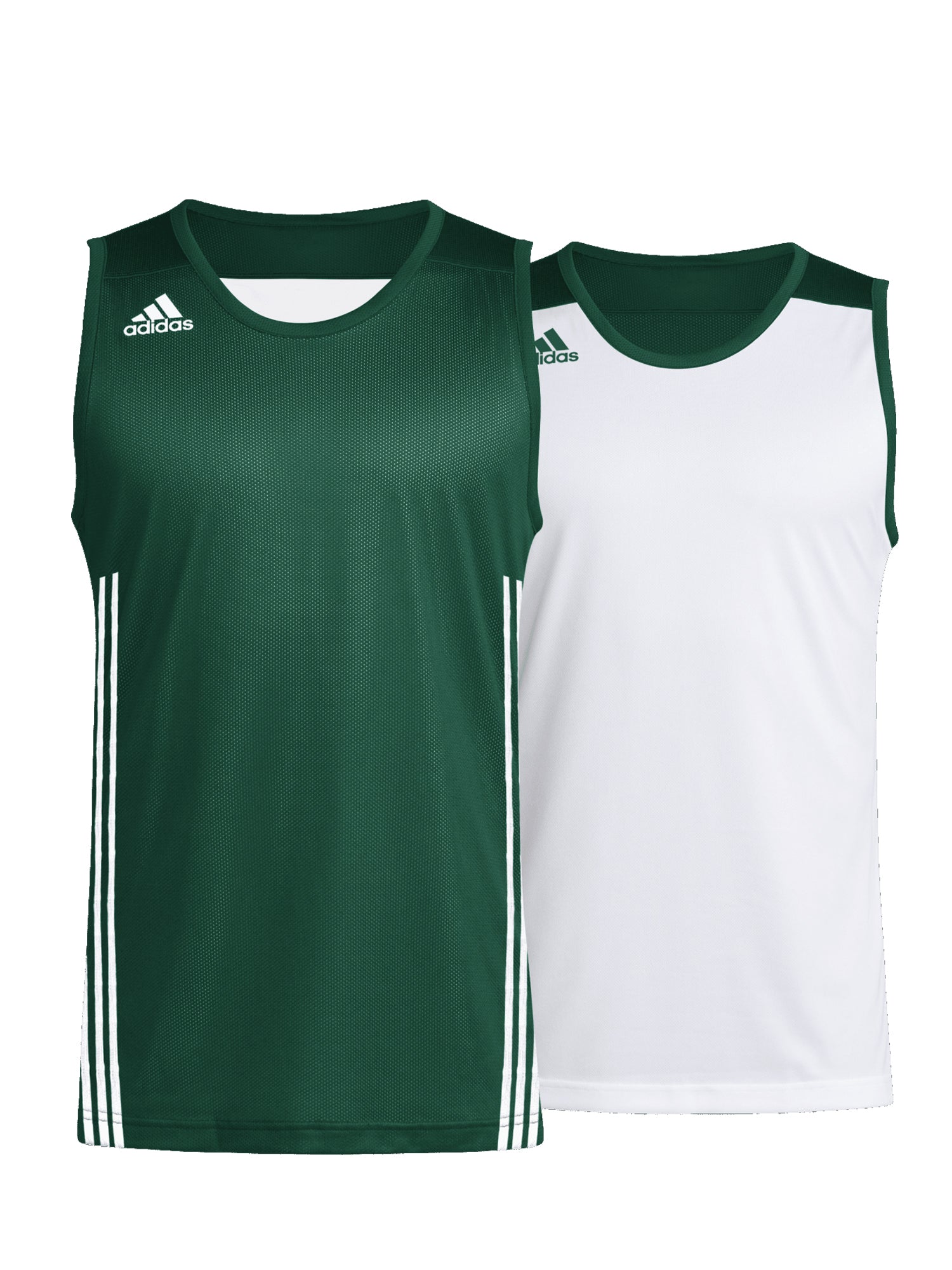 ADIDAS CANOTTA 3G SPEED REVERSIBILE VERDE - BIANCO