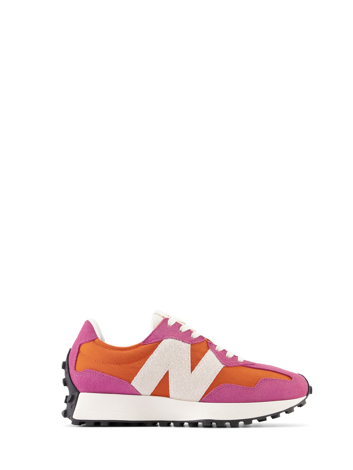 NEW BALANCE SNEAKERS 327 ARANCIO - FUXIA