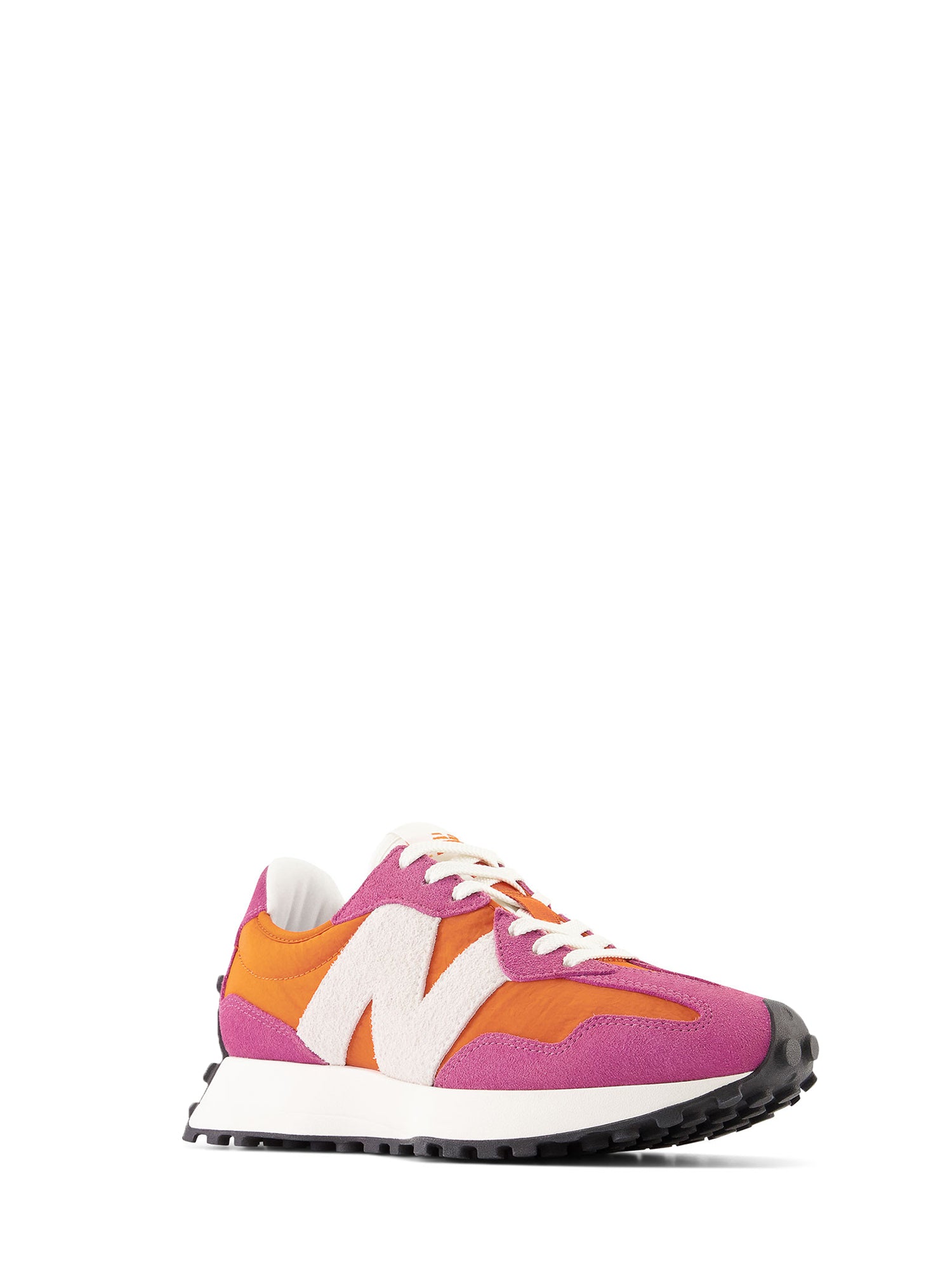 NEW BALANCE SNEAKERS 327 ARANCIO - FUXIA