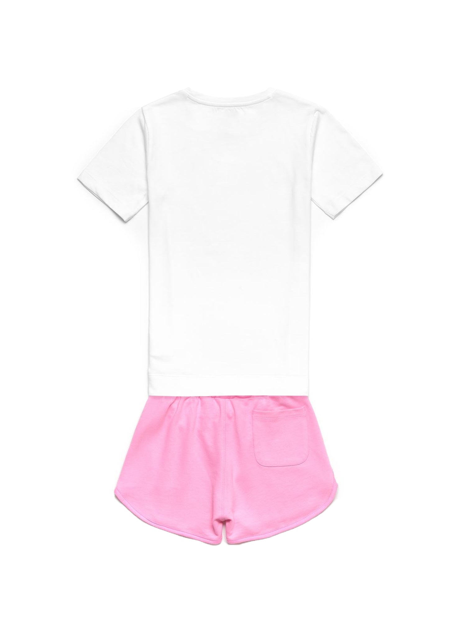 KAPPA COMPLETO SPORTIVO LOGO DYNA KID BIANCO - ROSA