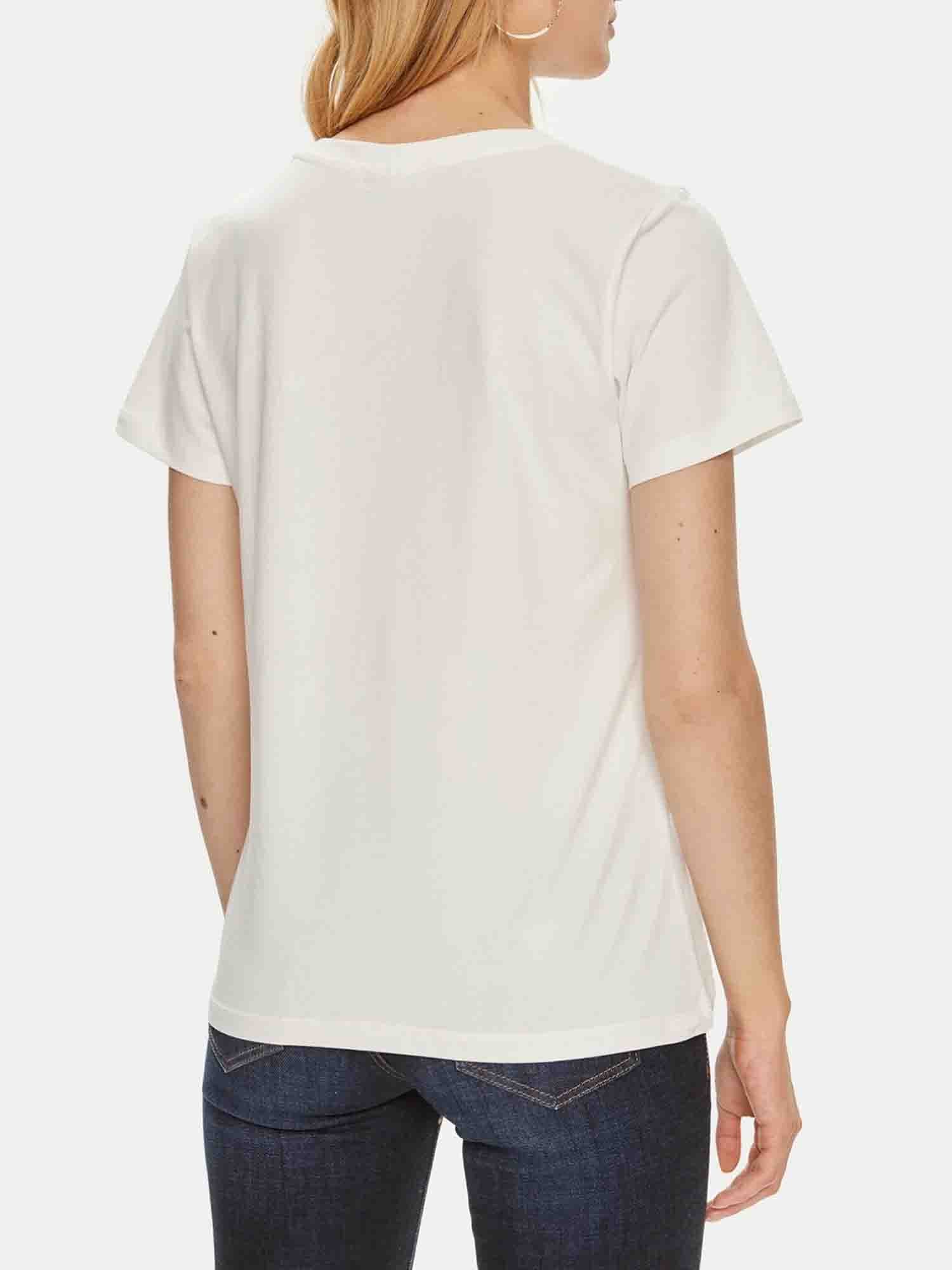 GUESS JEANS COLETTE T-SHIRT BIANCO