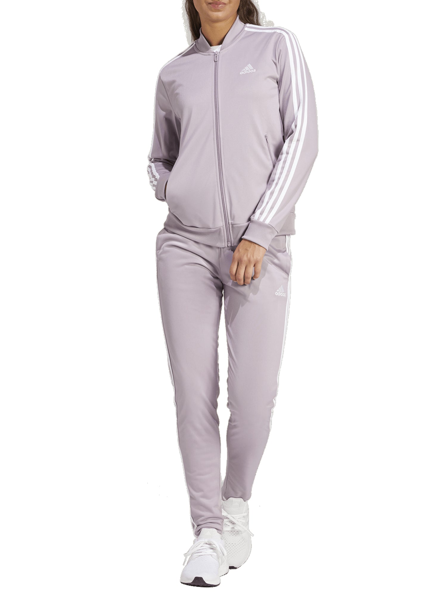 ADIDAS TUTA ESSENTIALS 3-STRIPES LILLA