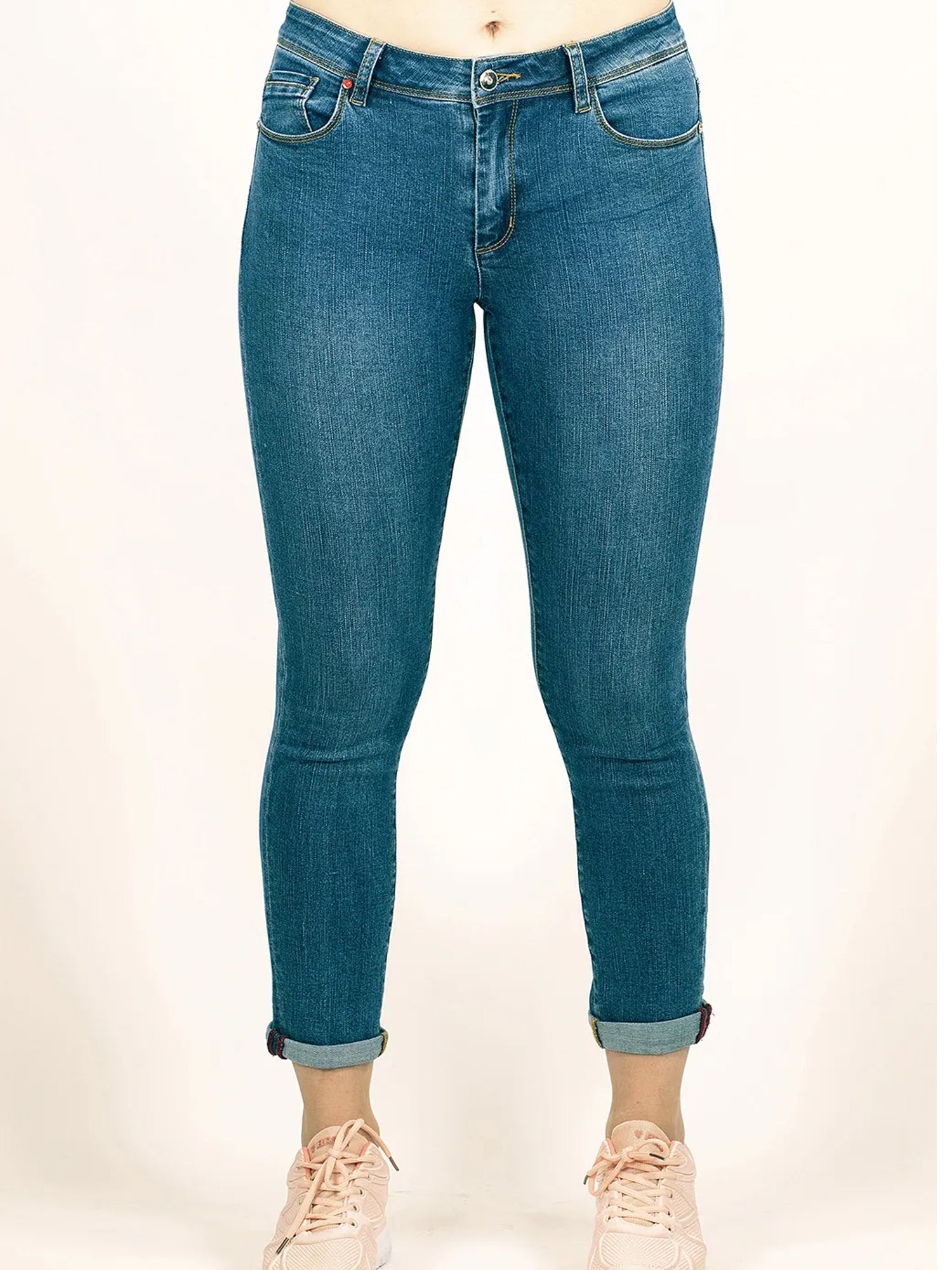 ASTROLABIO JEANS SKINNY IN DENIM BLU