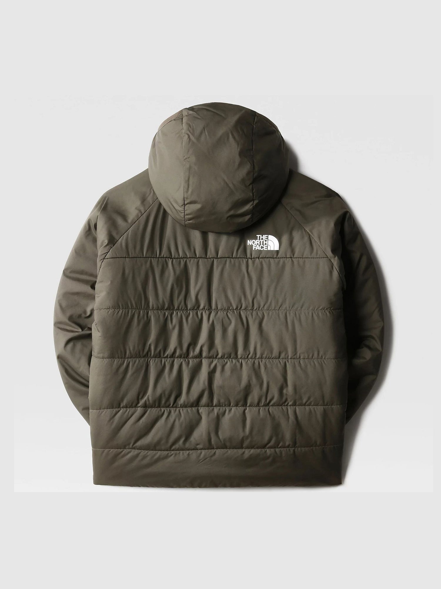 THE NORTH FACE PIUMINO DOUBLE-FACE PERRITO VERDE OLIVA SCURO-NERO