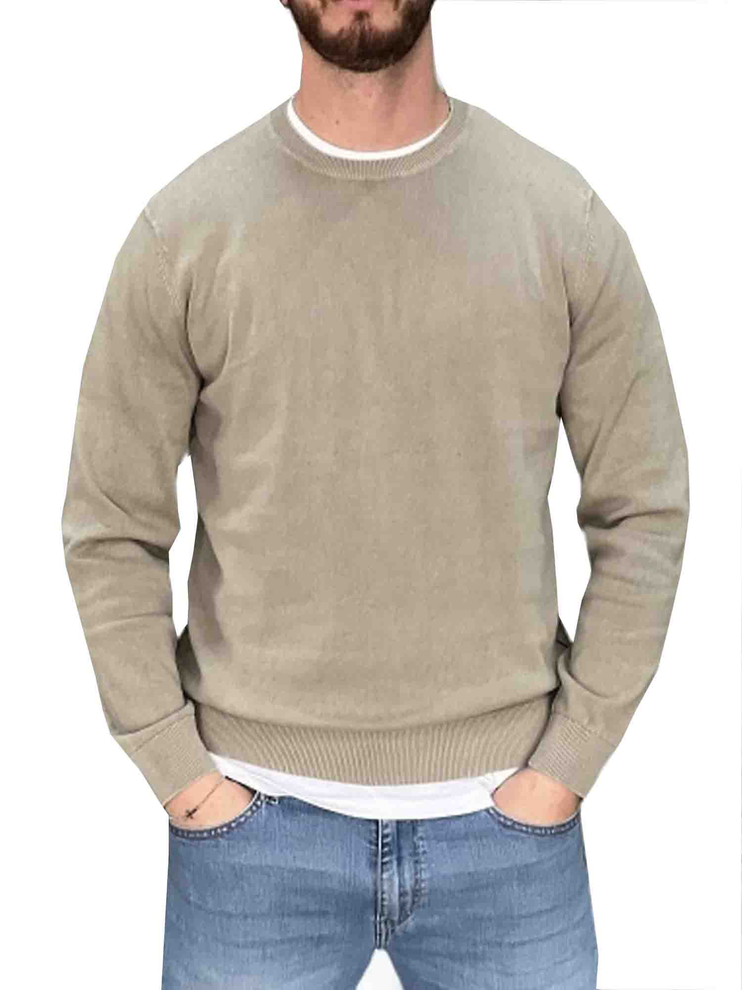 ONLY&SONS MAGLIA GIROCOLLO IN FILO BEIGE