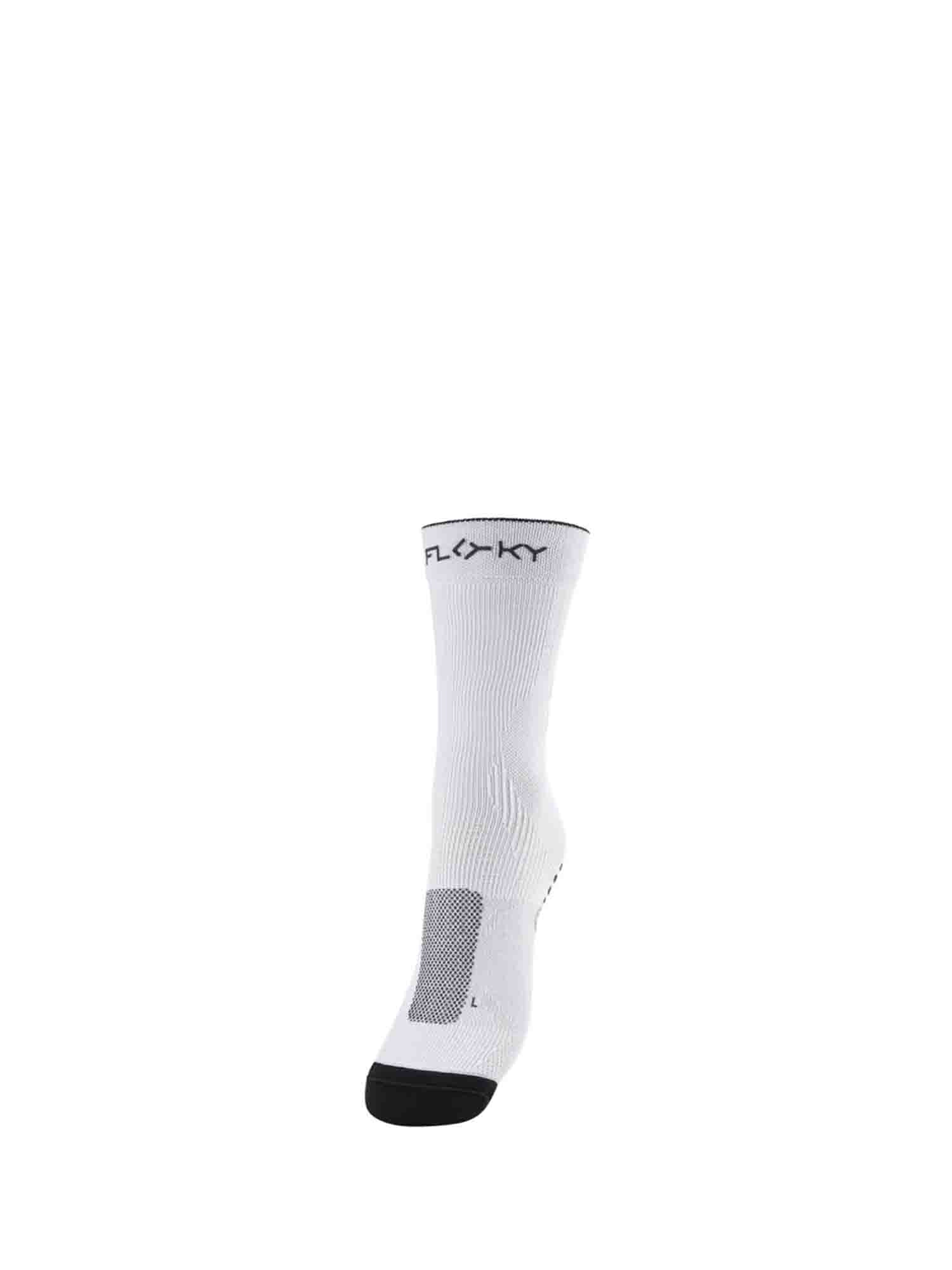 FLOKYSOCKS CALZE RUN UP MEDIUM BIANCO