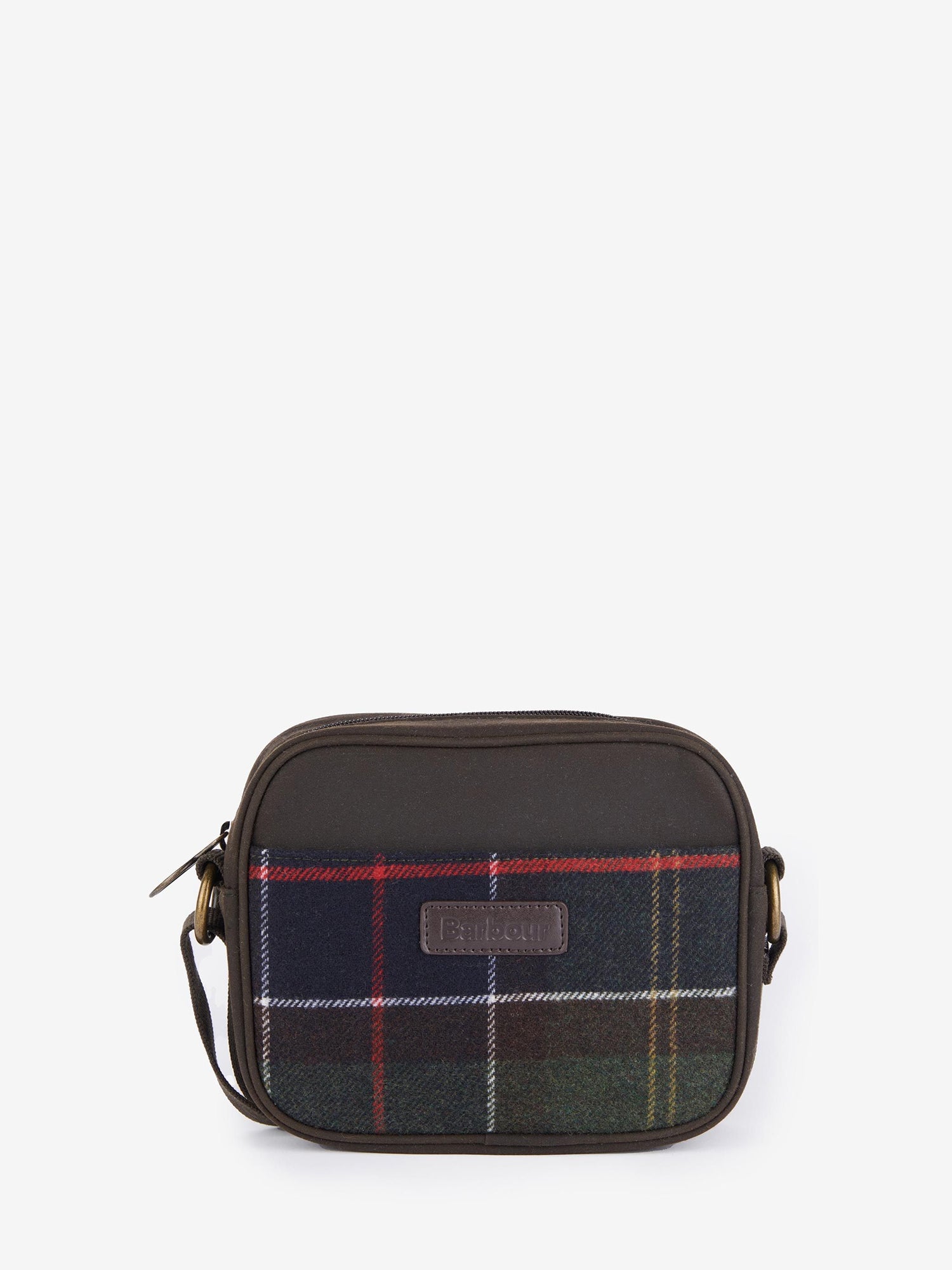 BARBOUR CONTIN BORSA A TRACOLLA TARTAN VERDE