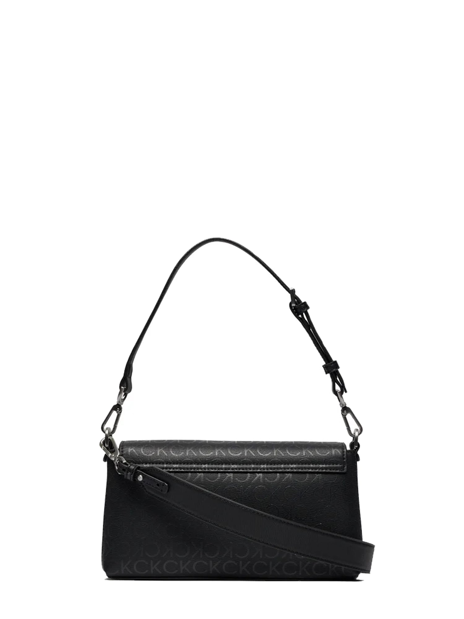 CALVIN KLEIN BORSA A TRACOLLA MUST SHOULDER MONO NERO