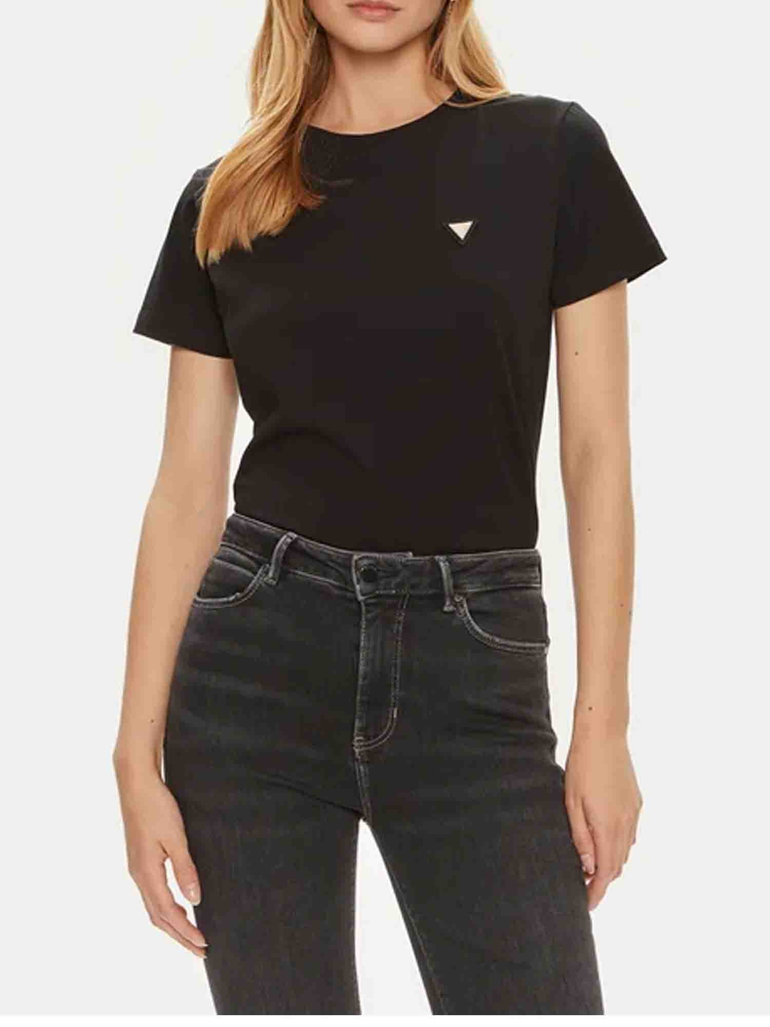 GUESS JEANS COLETTE T-SHIRT NERO