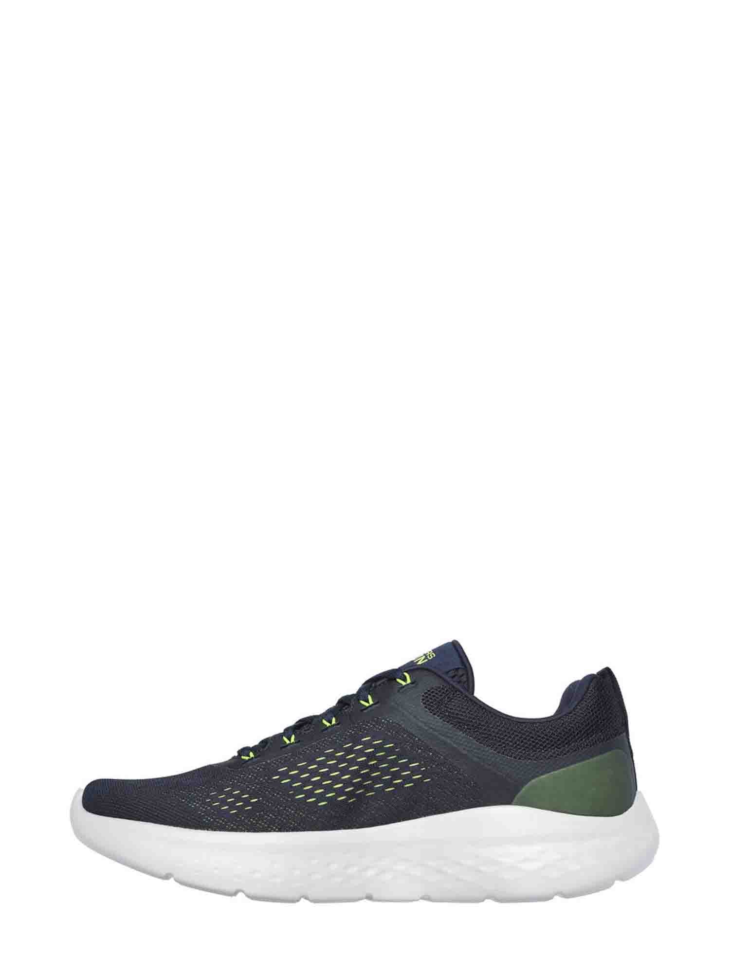 SKECHERS GO RUN LITE SNEAKERS NAVY-LIME