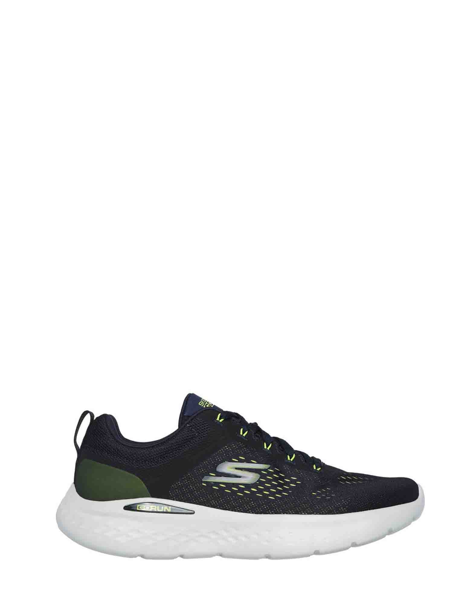 SKECHERS GO RUN LITE SNEAKERS NAVY-LIME