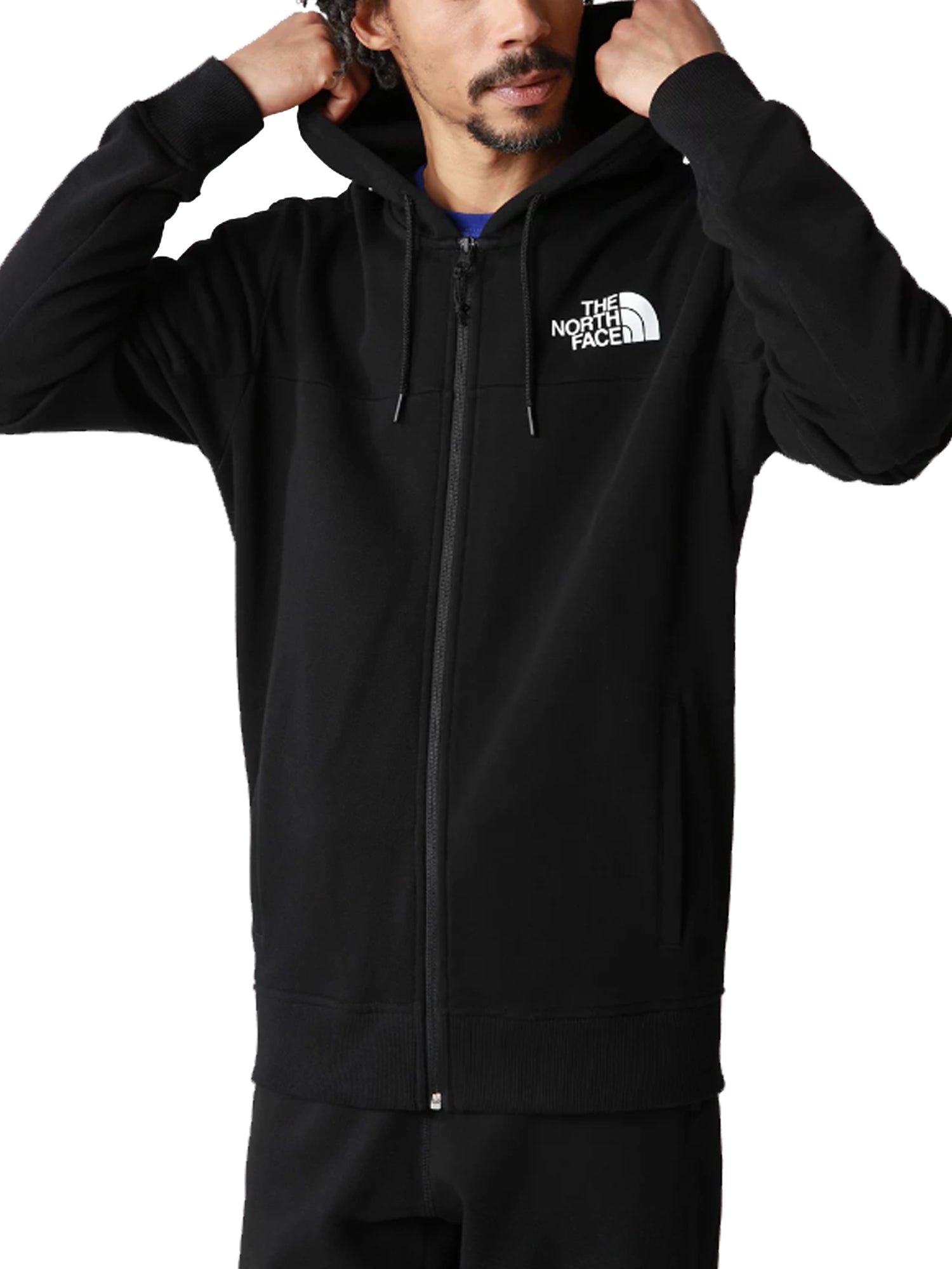 THE NORTH FACE FELPA FULL ZIP ICON NERO