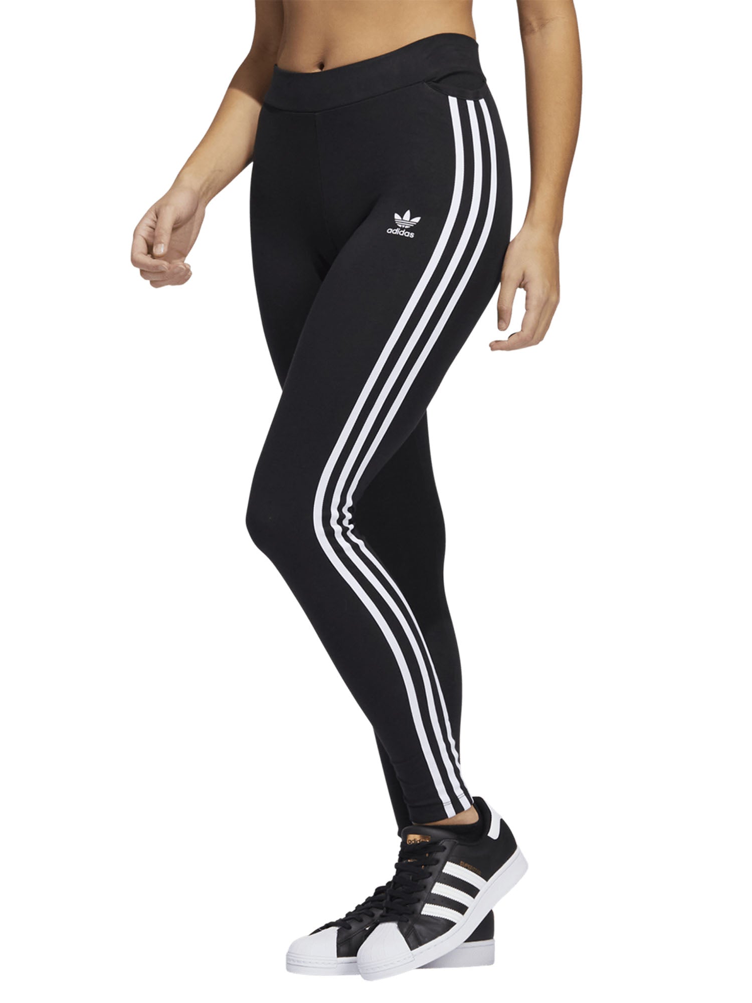 ADIDAS ORIGINALS LEGGINGS ADICOLOR CLASSICS NERO