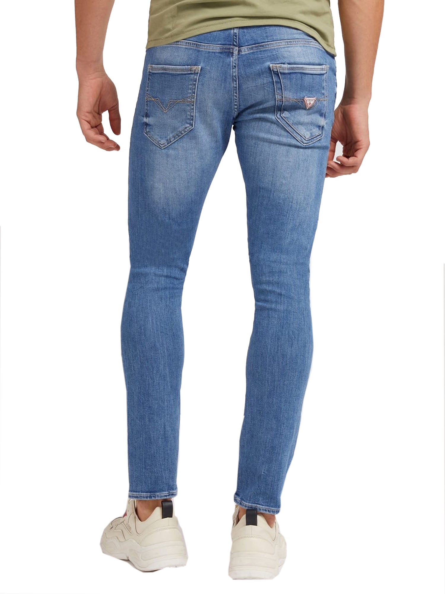 GUESS JEANS MIAMI SKINNY IN DENIM BLU CHIARO