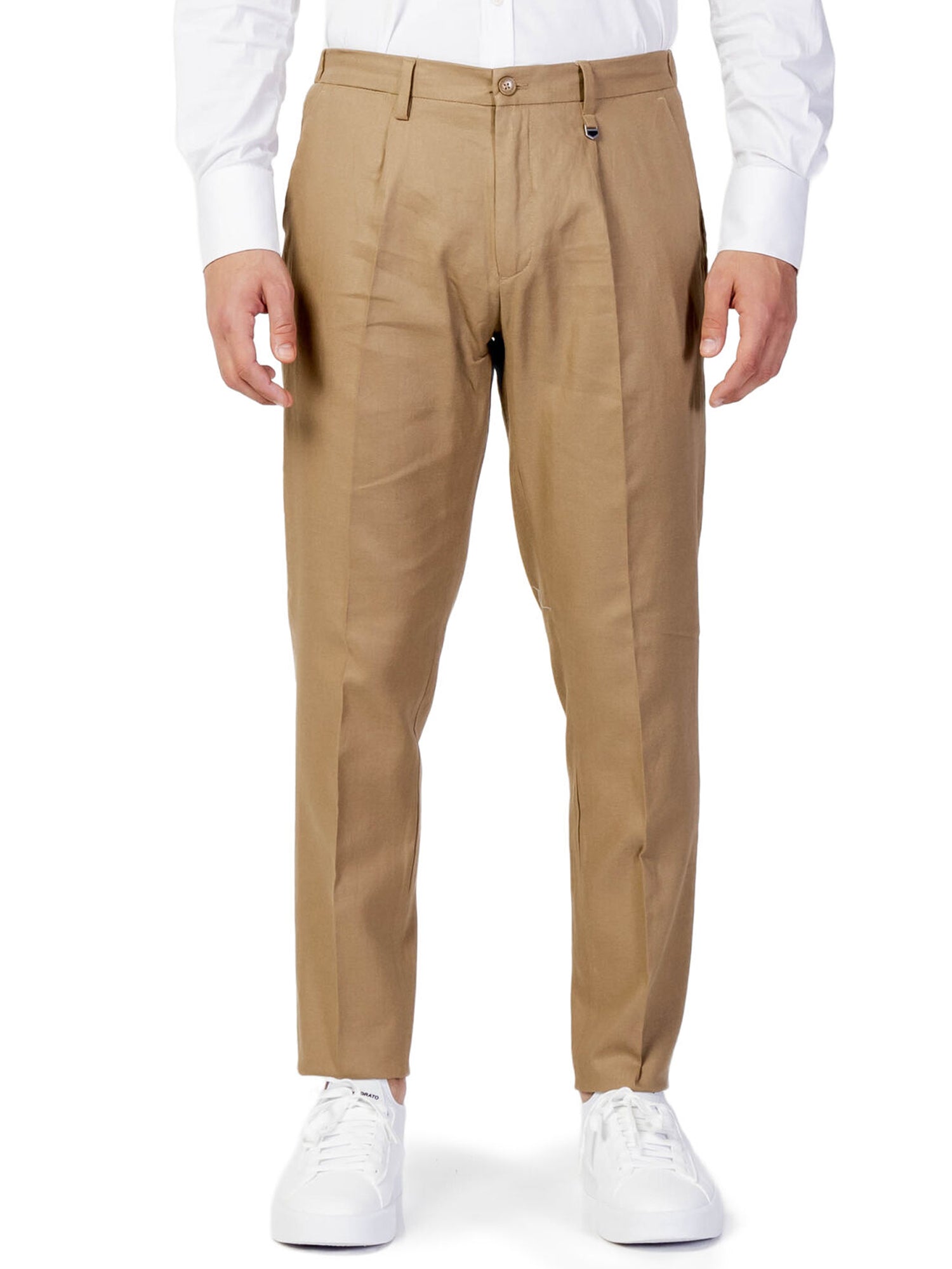 ANTONY MORATO PANTALONI GUSTAF IN TESSUTO MISTO TENCEL BEIGE