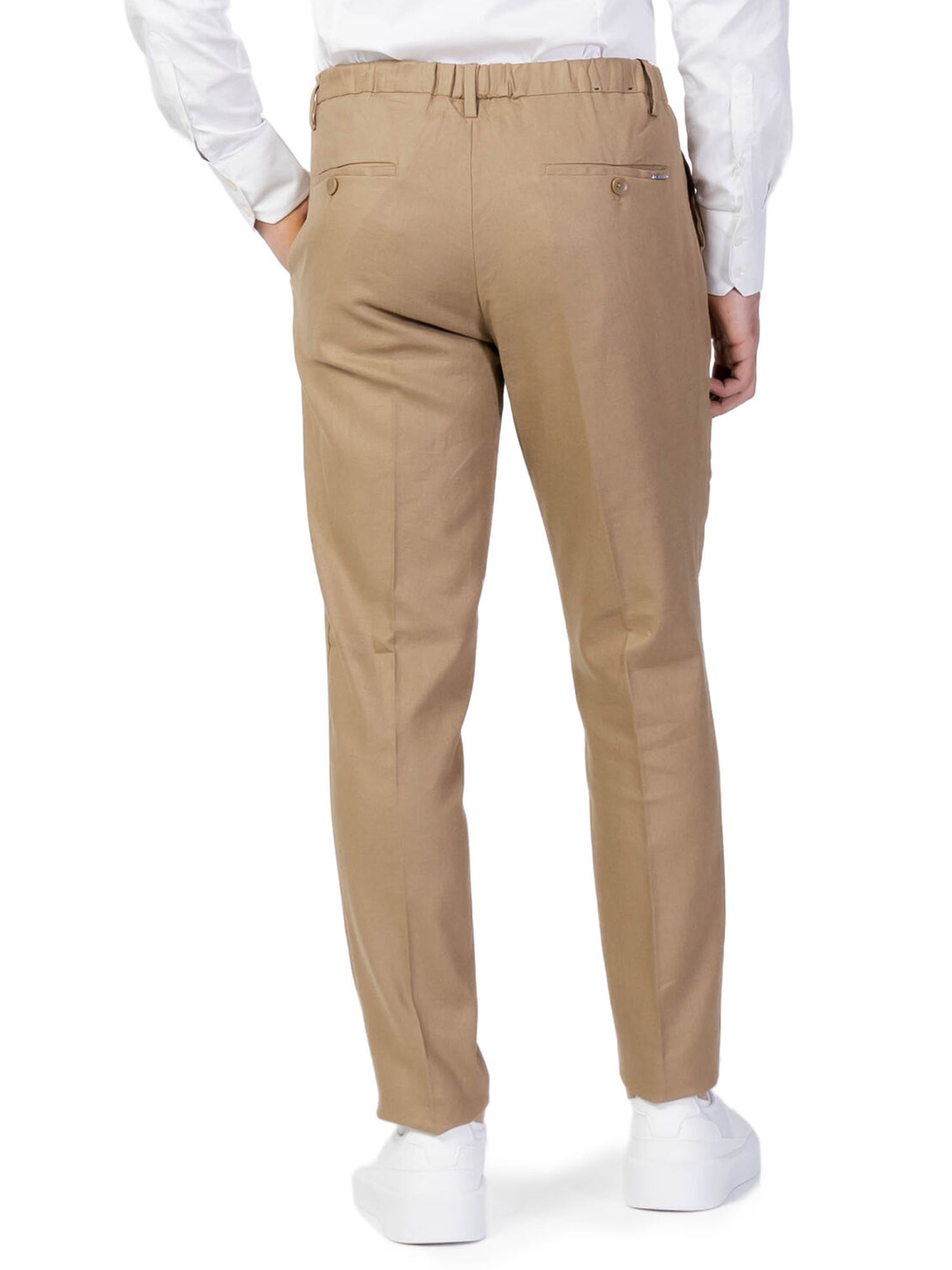 ANTONY MORATO PANTALONI GUSTAF IN TESSUTO MISTO TENCEL BEIGE