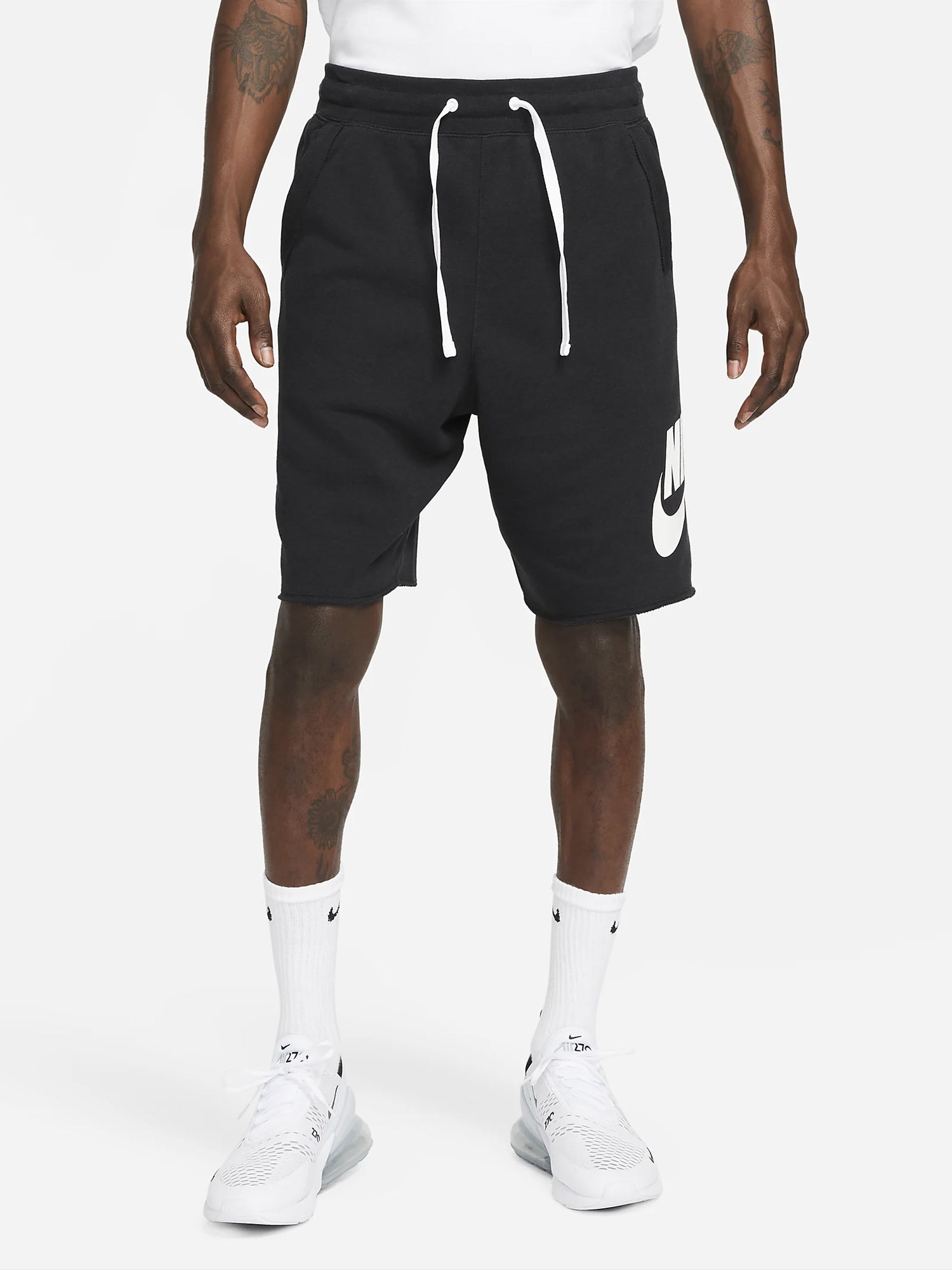 NIKE SHORTS CLUB ALUMNI DA UOMO NERO