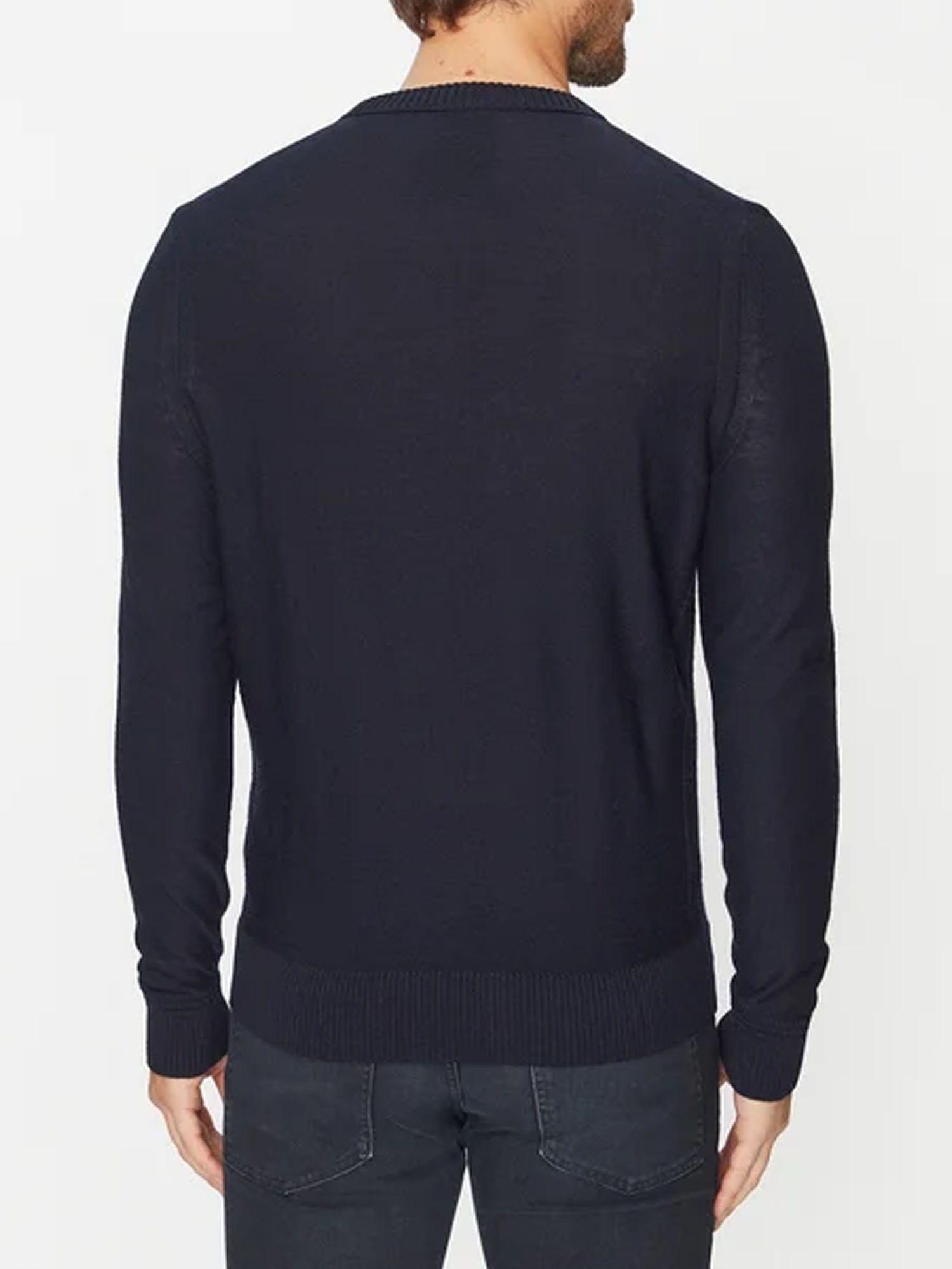 HUGO BOSS MAGLIONE REGULAR FIT AVAC BLU