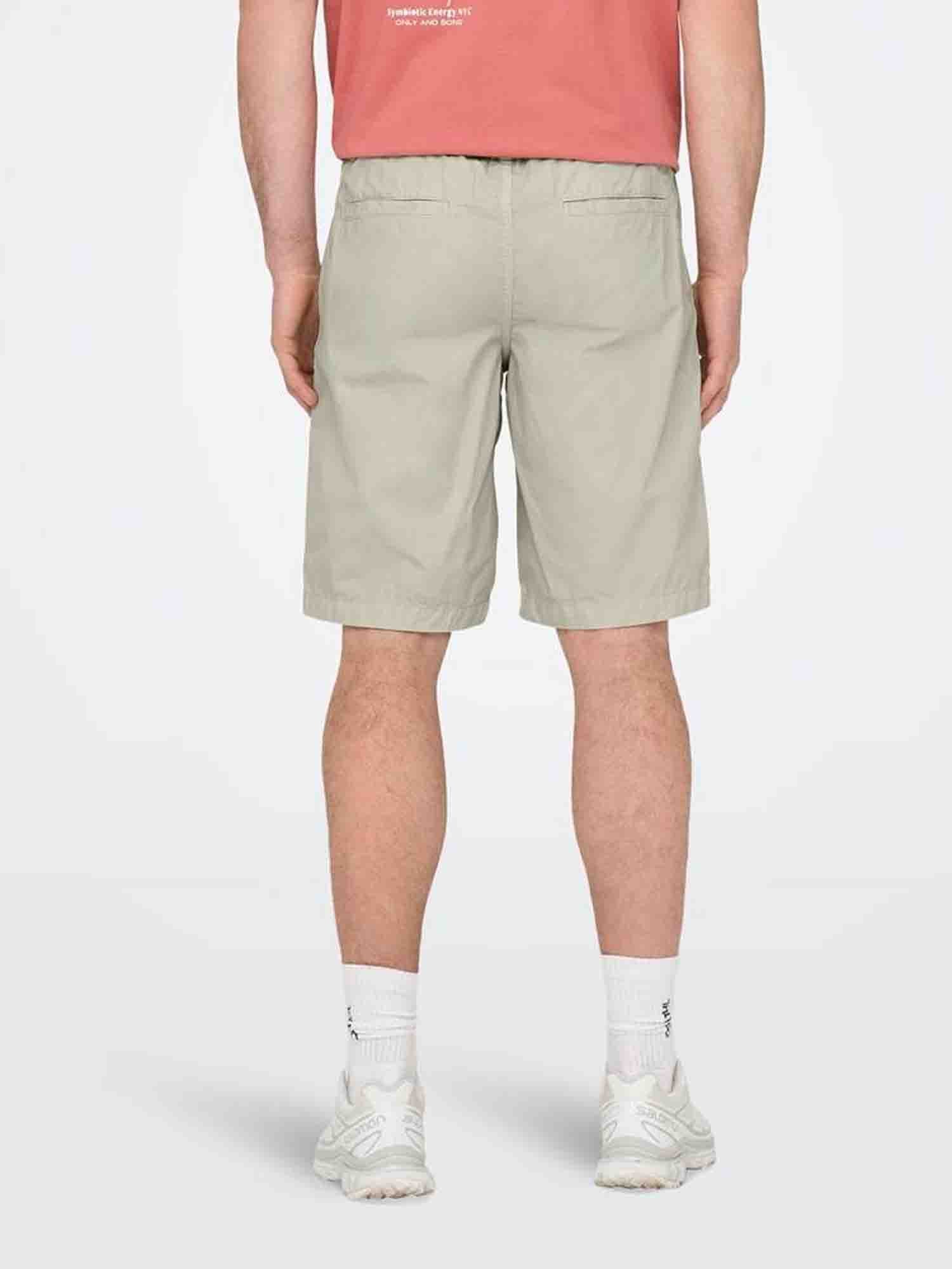 ONLY&SONS LOC SHORT BEIGE