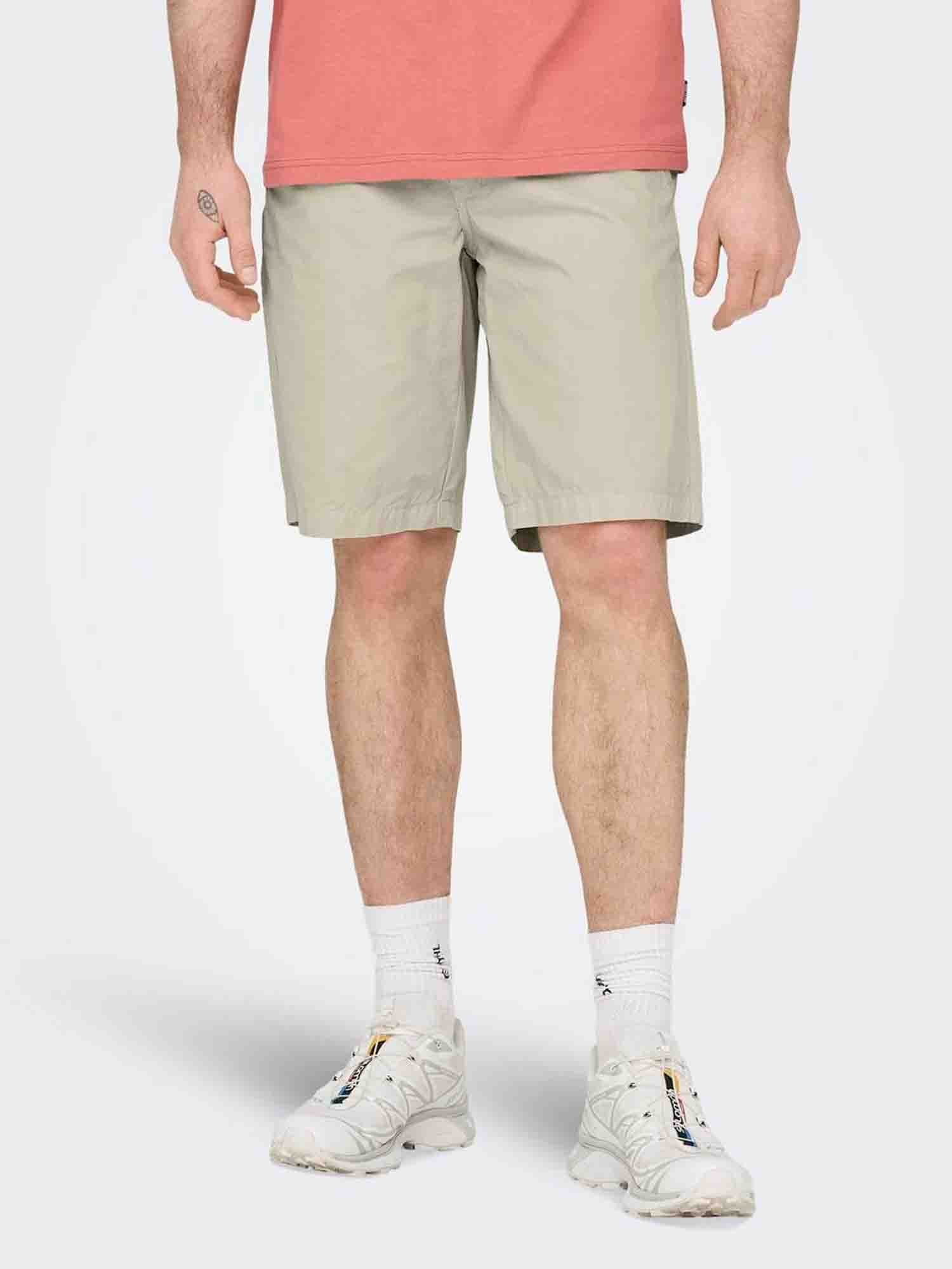 ONLY&SONS LOC SHORT BEIGE