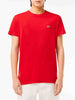 lacoste-t-shirt-classica-tinta-unita-rosso