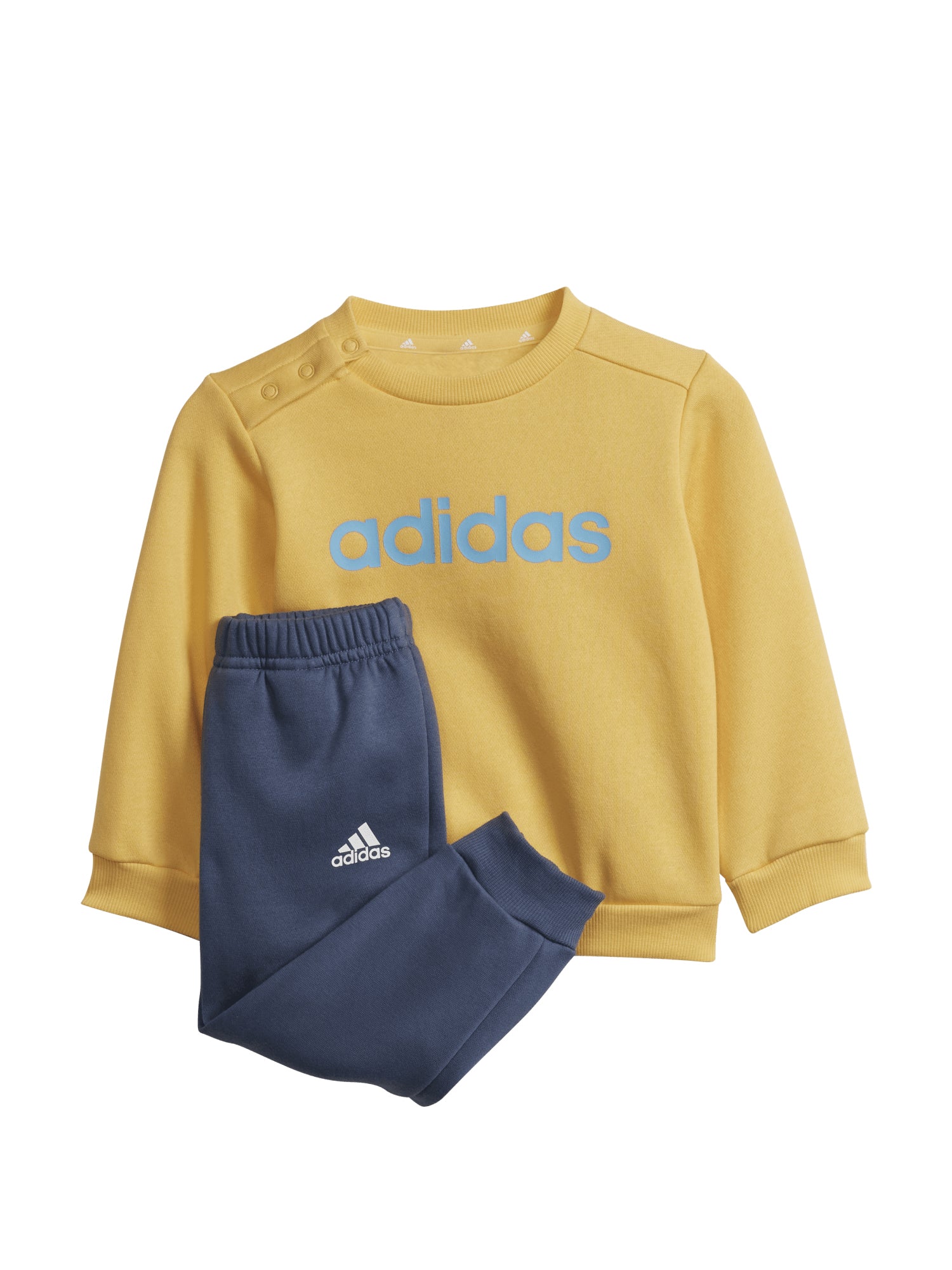 ADIDAS TUTA INFANT LIN FL JOG GIALLO - BLU