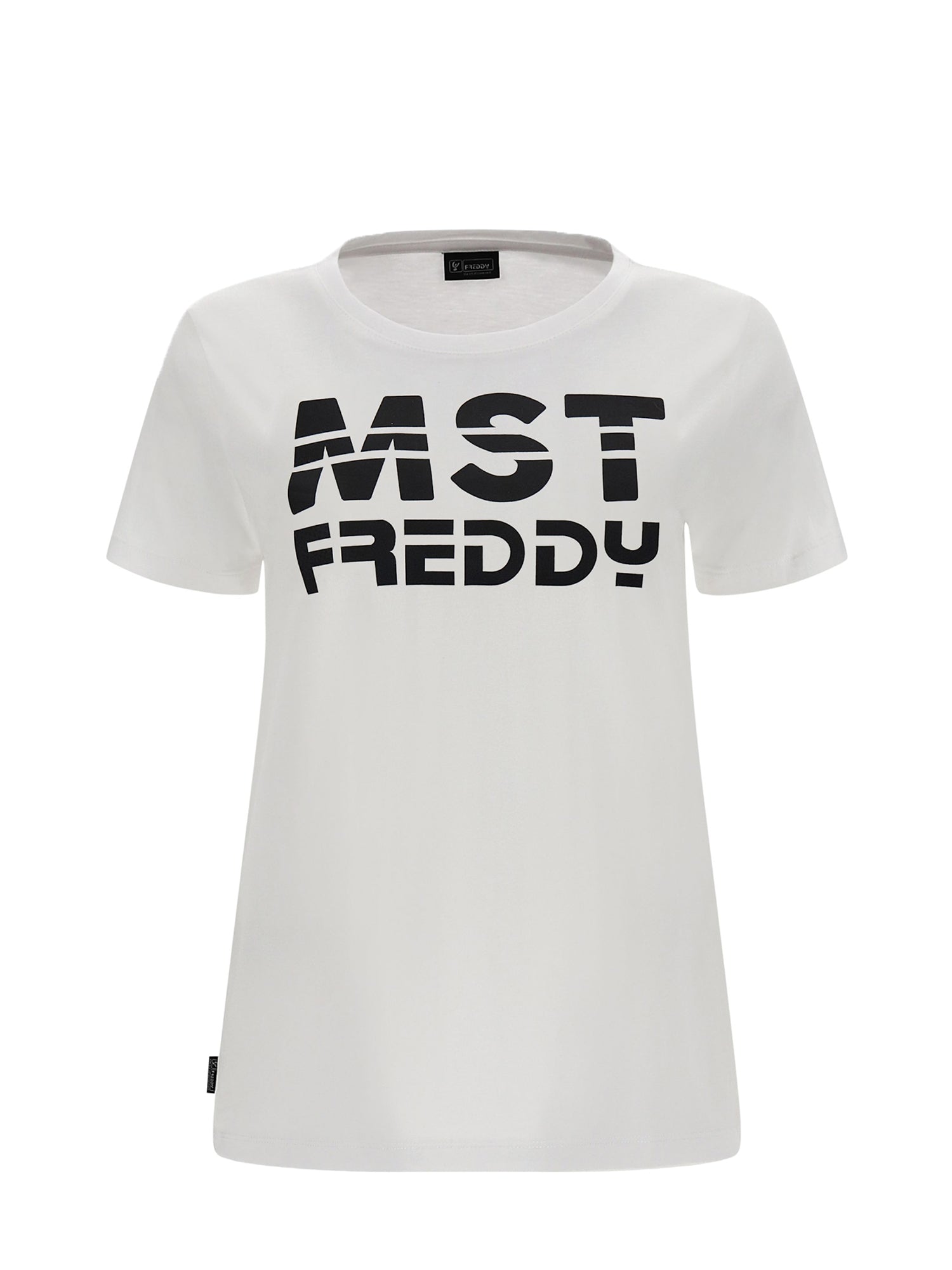 FREDDY T-SHIRT CON STAMPA BIANCO