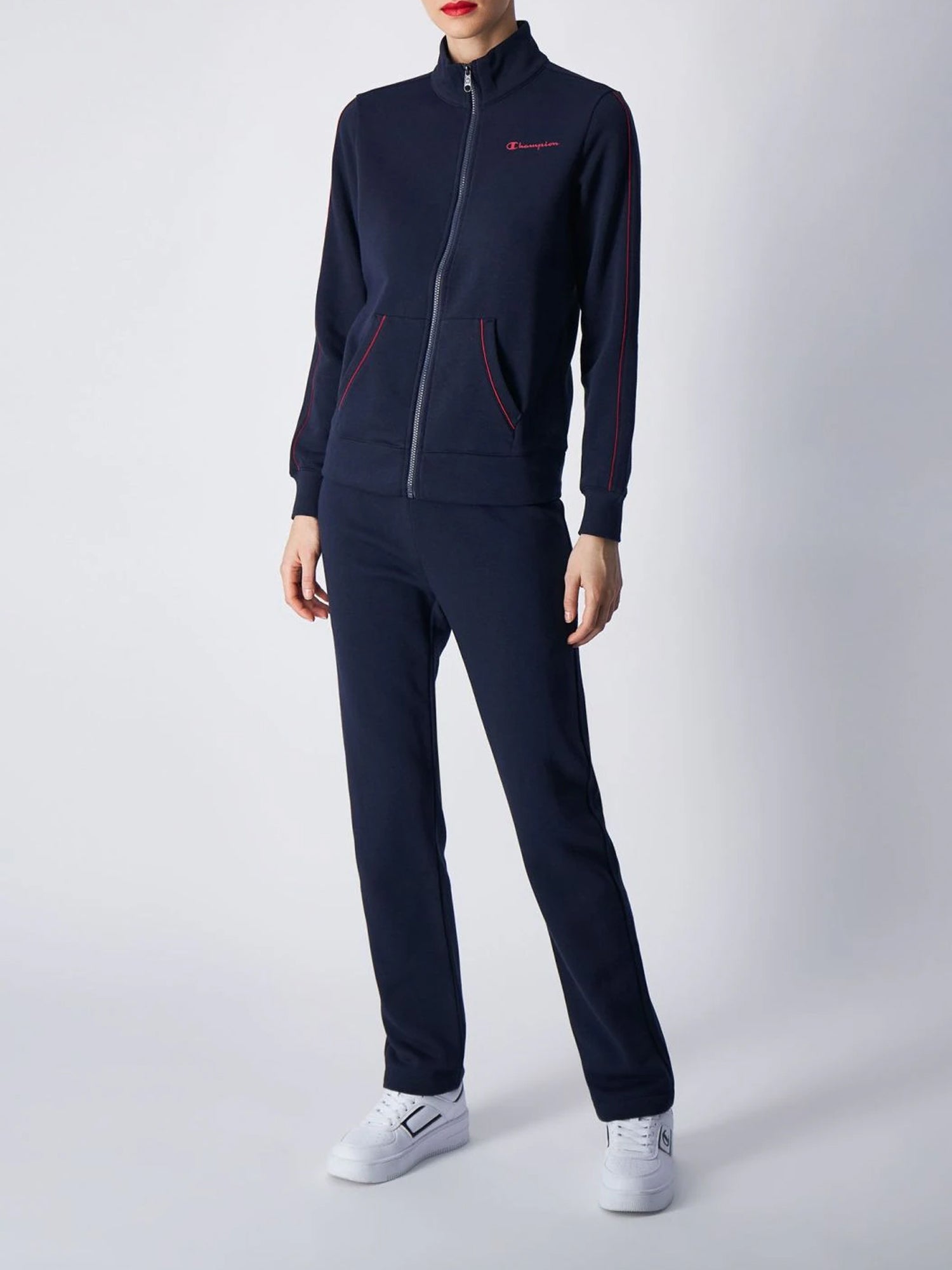 CHAMPION TUTA SPORTIVA FULL ZIP BLU