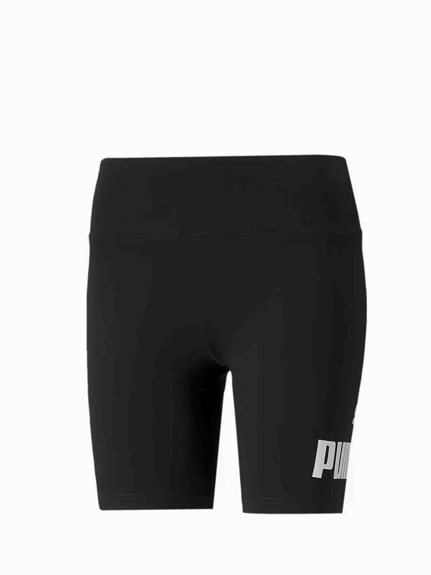 PUMA LEGGINGS LOGO SHORT NERO