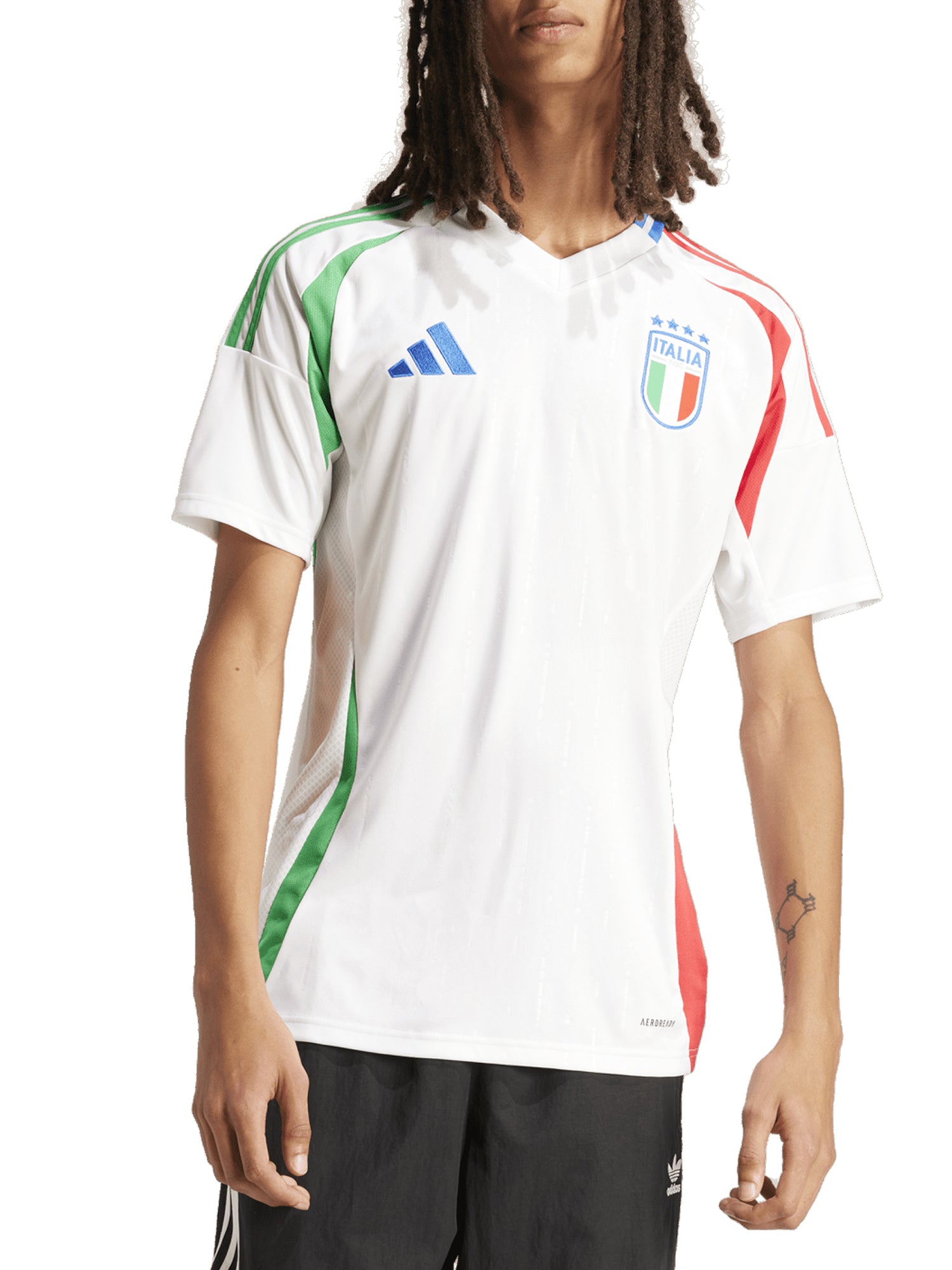 ADIDAS MAGLIA ITALIA AWAY 24 BIANCO