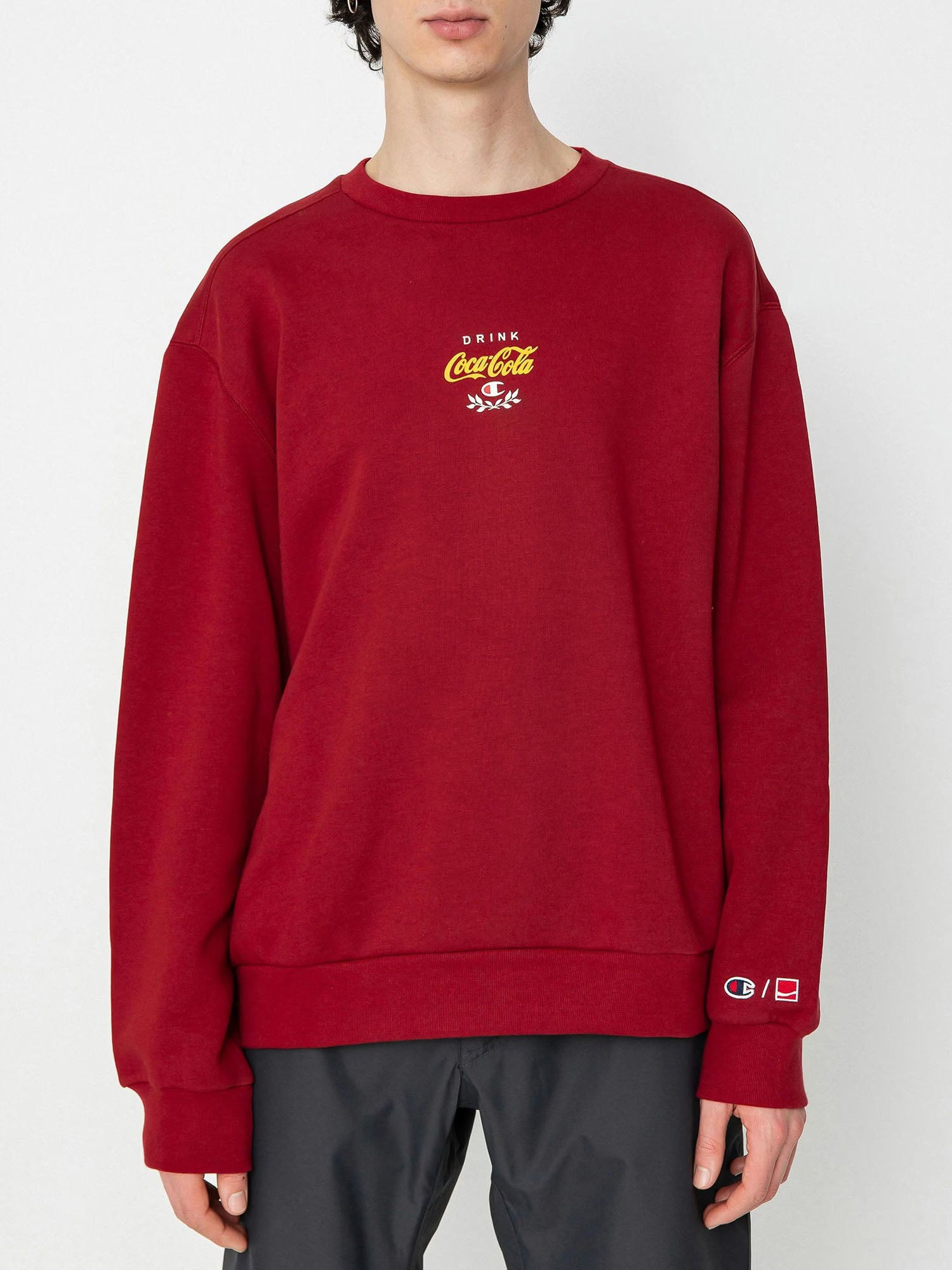 CHAMPION FELPA GIROCOLLO X COCA-COLA® ROSSO